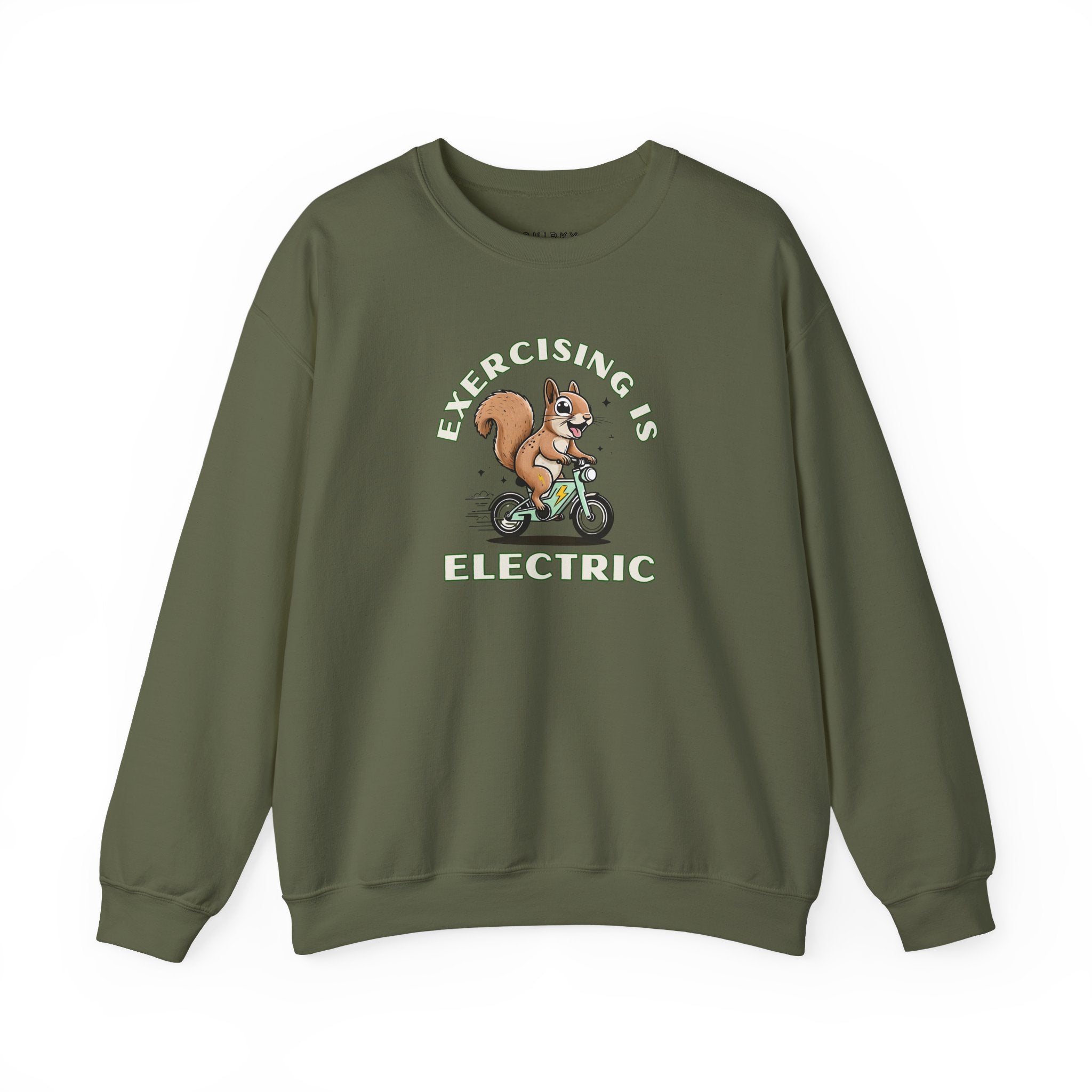 Exercising is Electric Unisex Sweatshirt