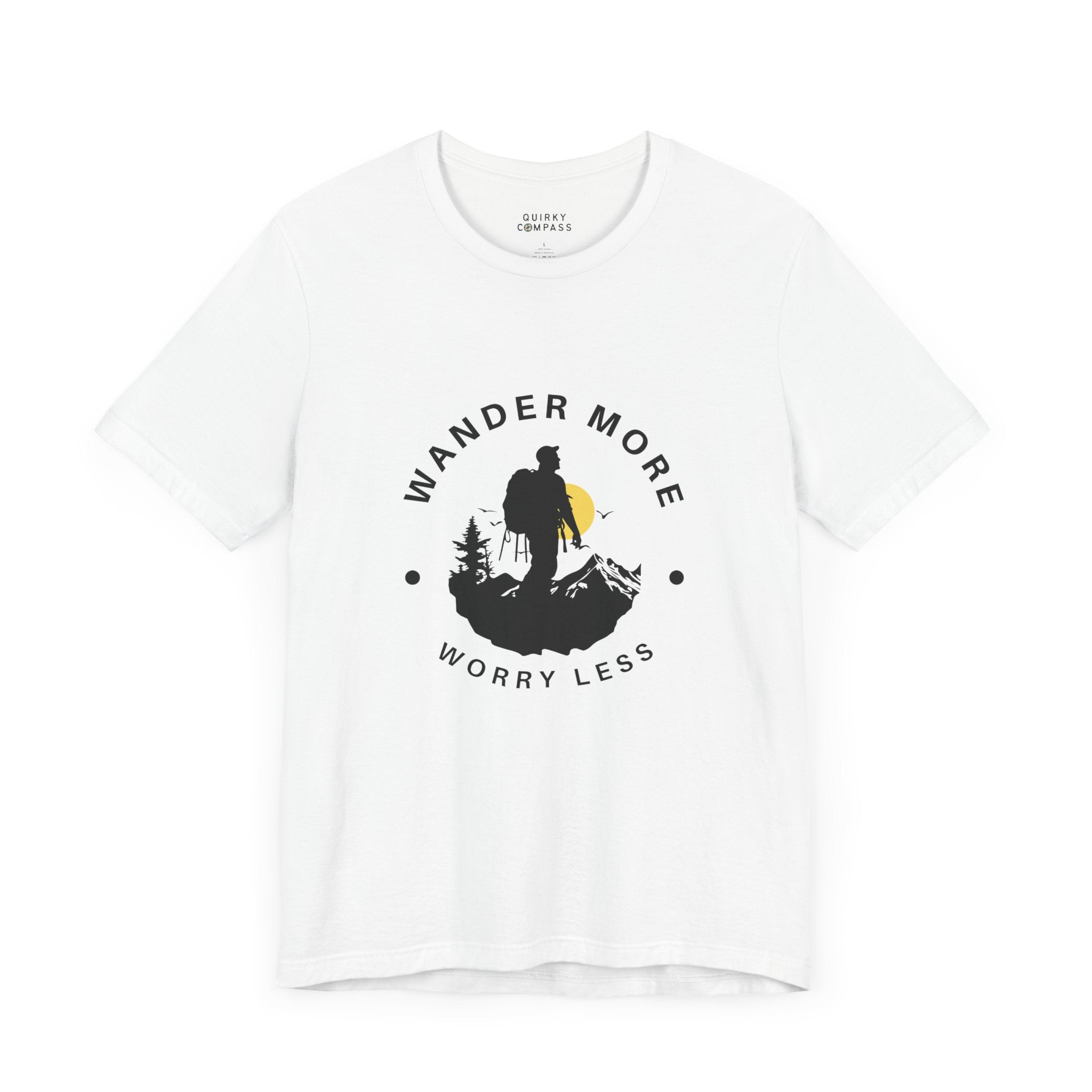 Wander More Worry Less Unisex Tee