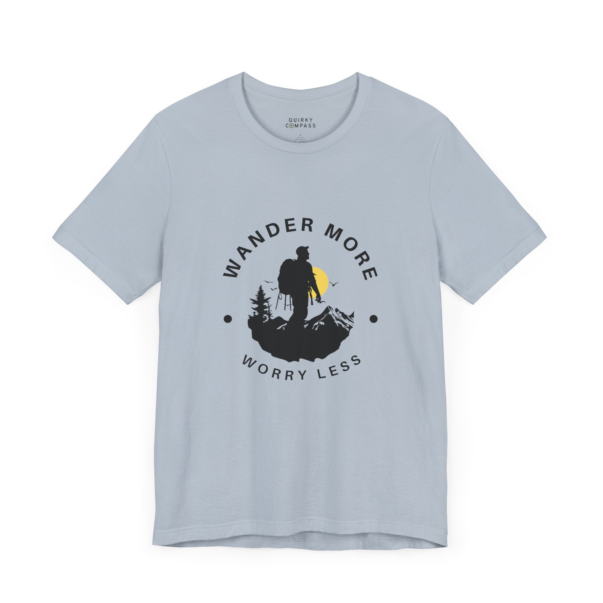 Wander More Worry Less Unisex Tee