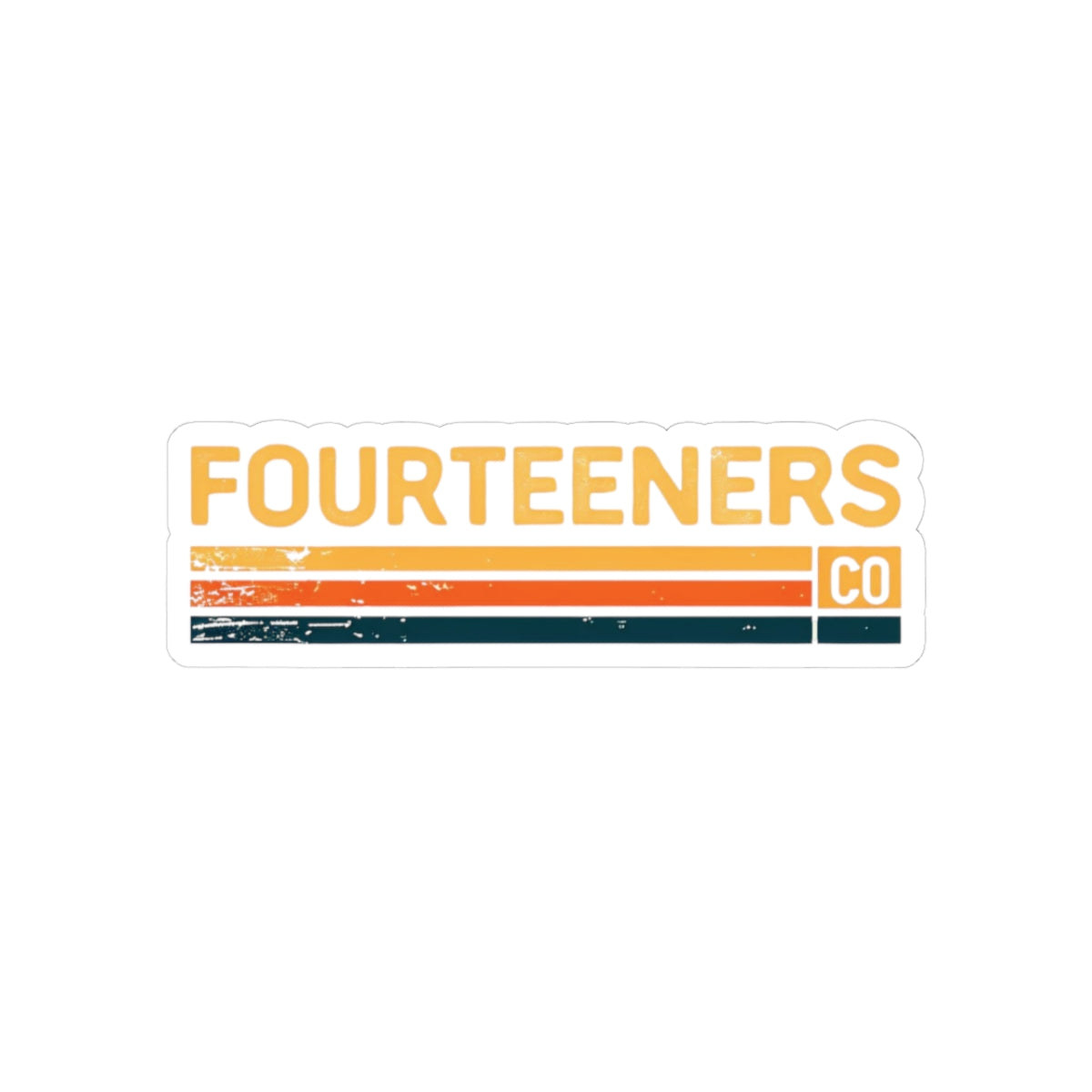 Fourteeners Sticker