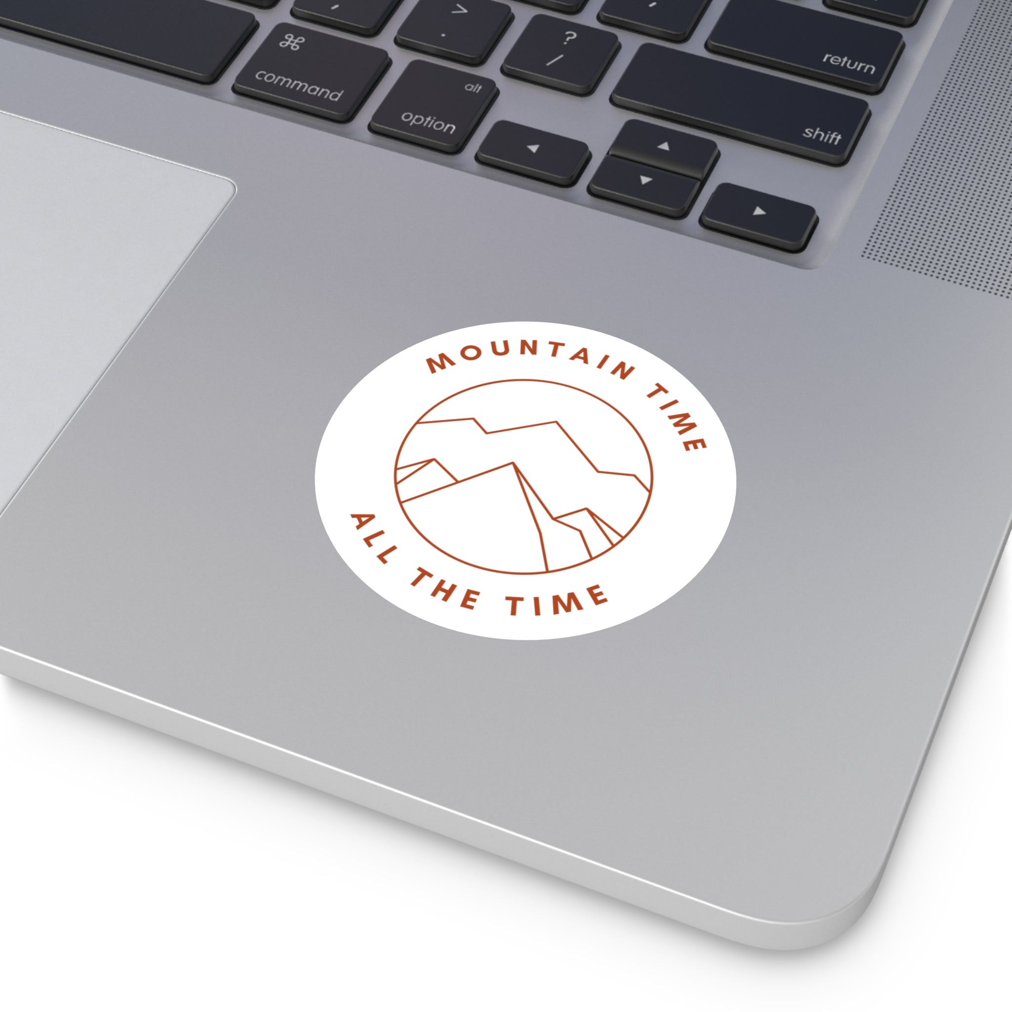 Mountain Time Vinyl Sticker – Elevate Your Adventure