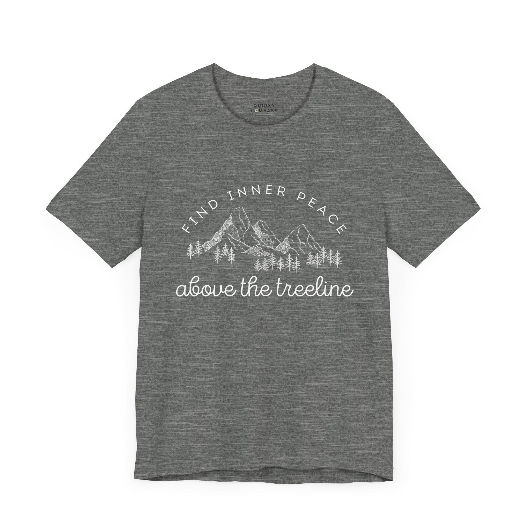 Find Inner Peace Above the Treeline Unisex Tee