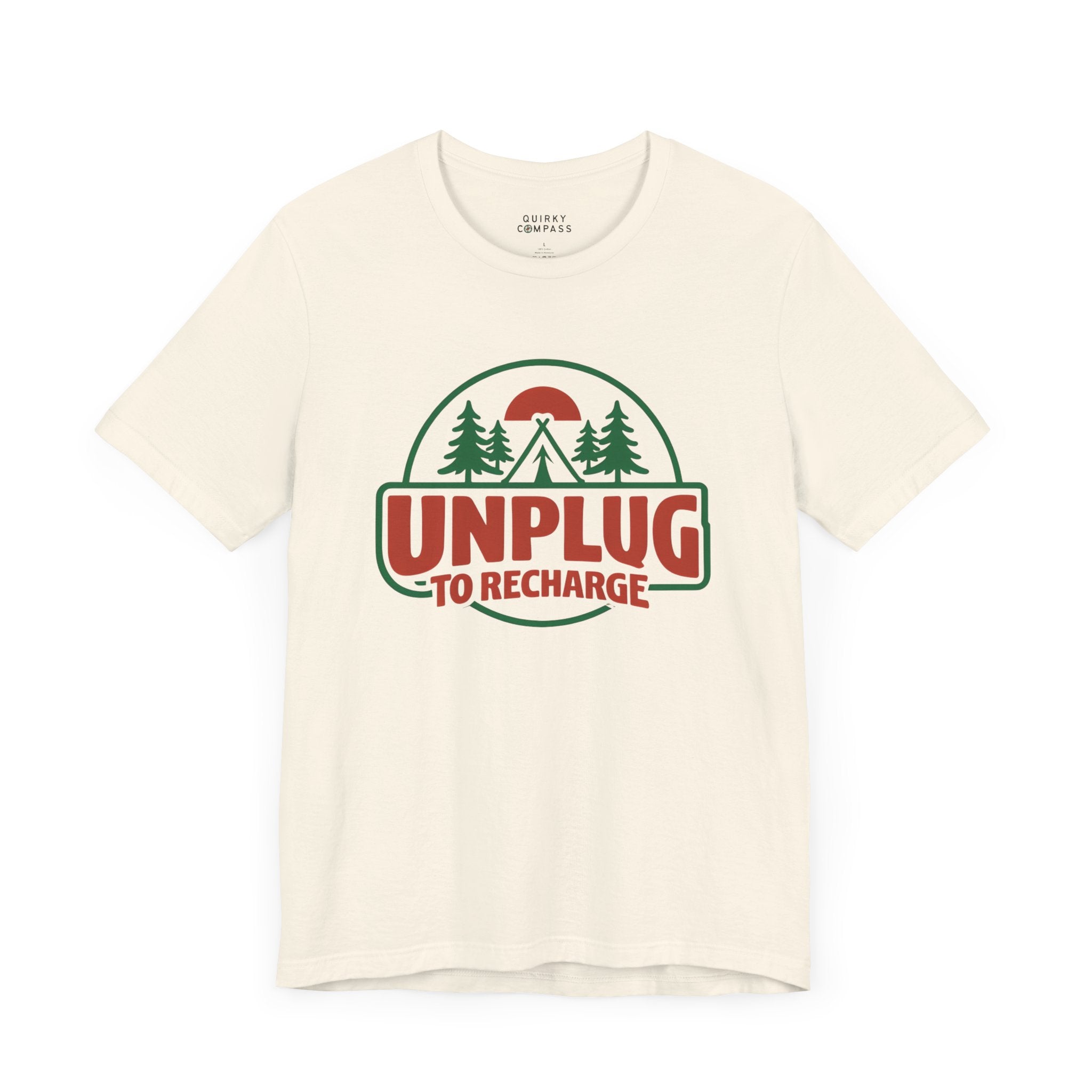 Unplug to Recharge Unisex Tee
