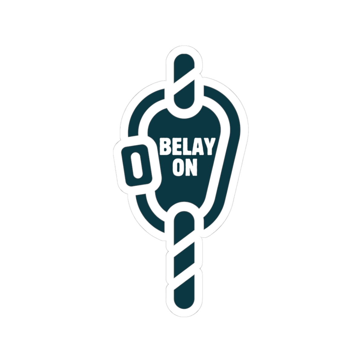 Belay On Sticker