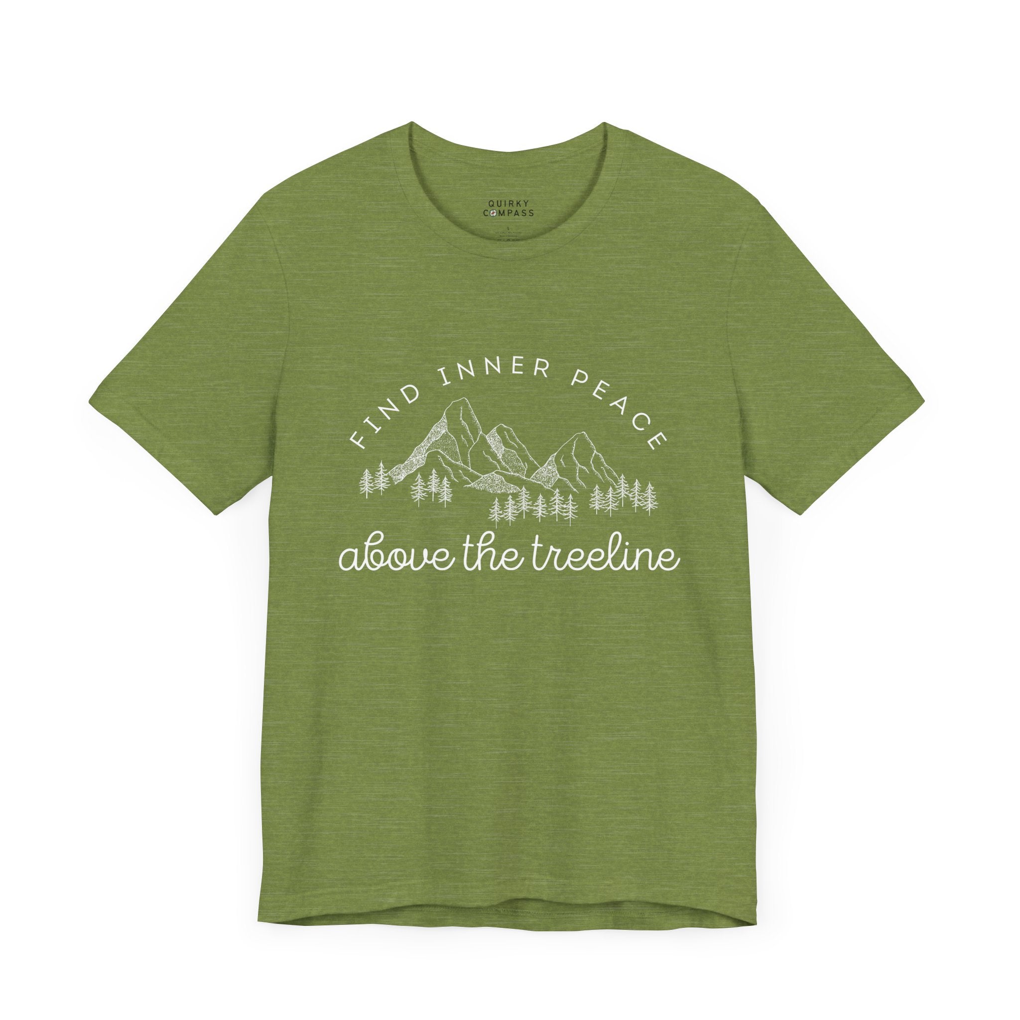 Find Inner Peace Above the Treeline Unisex Tee