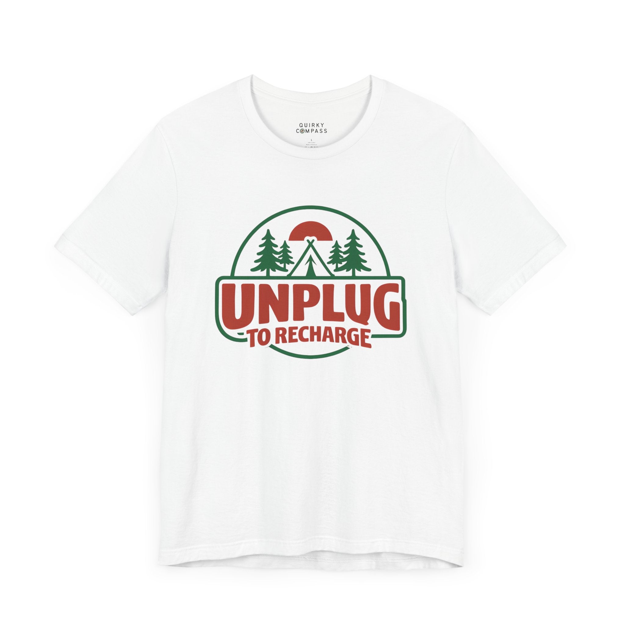 Unplug to Recharge Unisex Tee