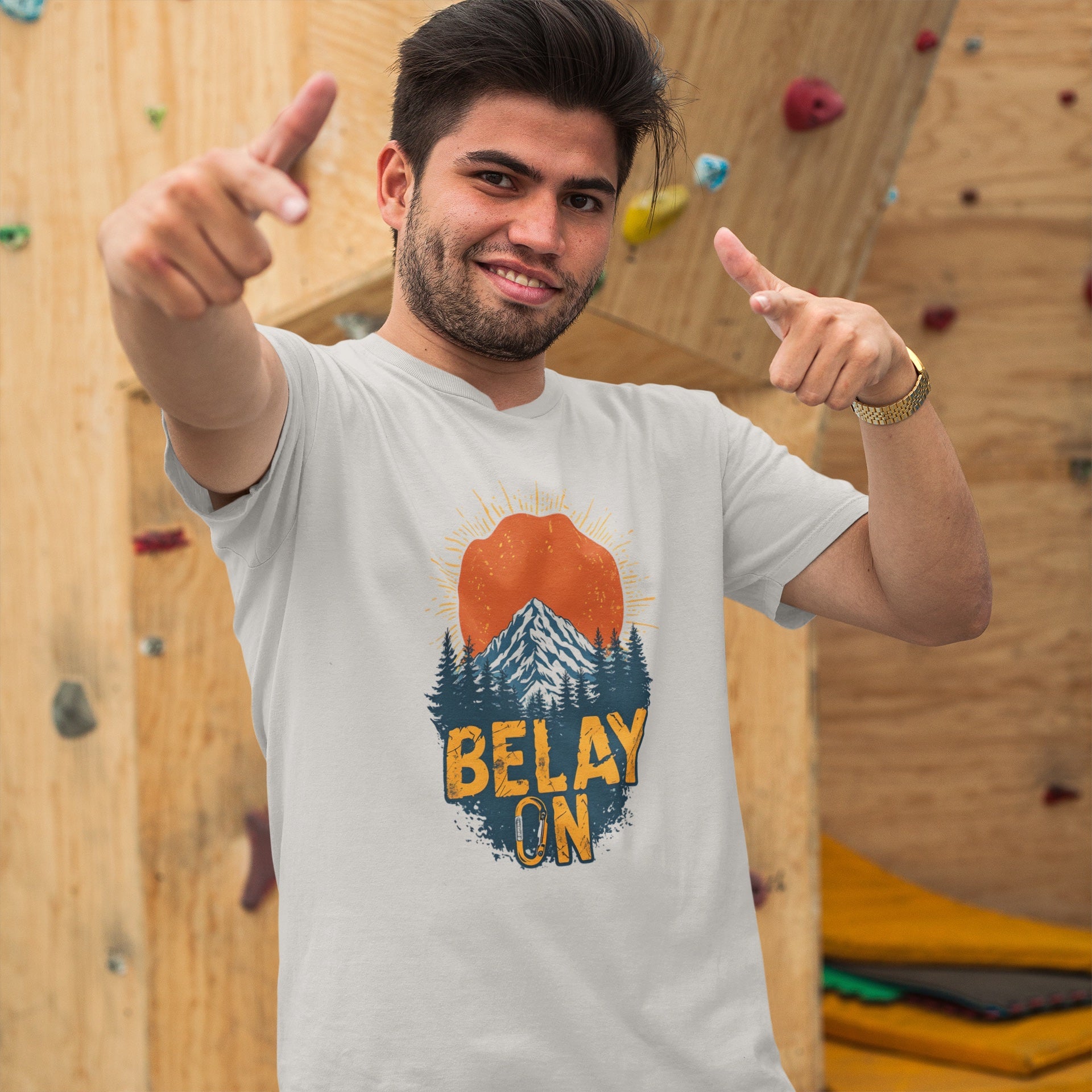 Belay On Mountain Tee