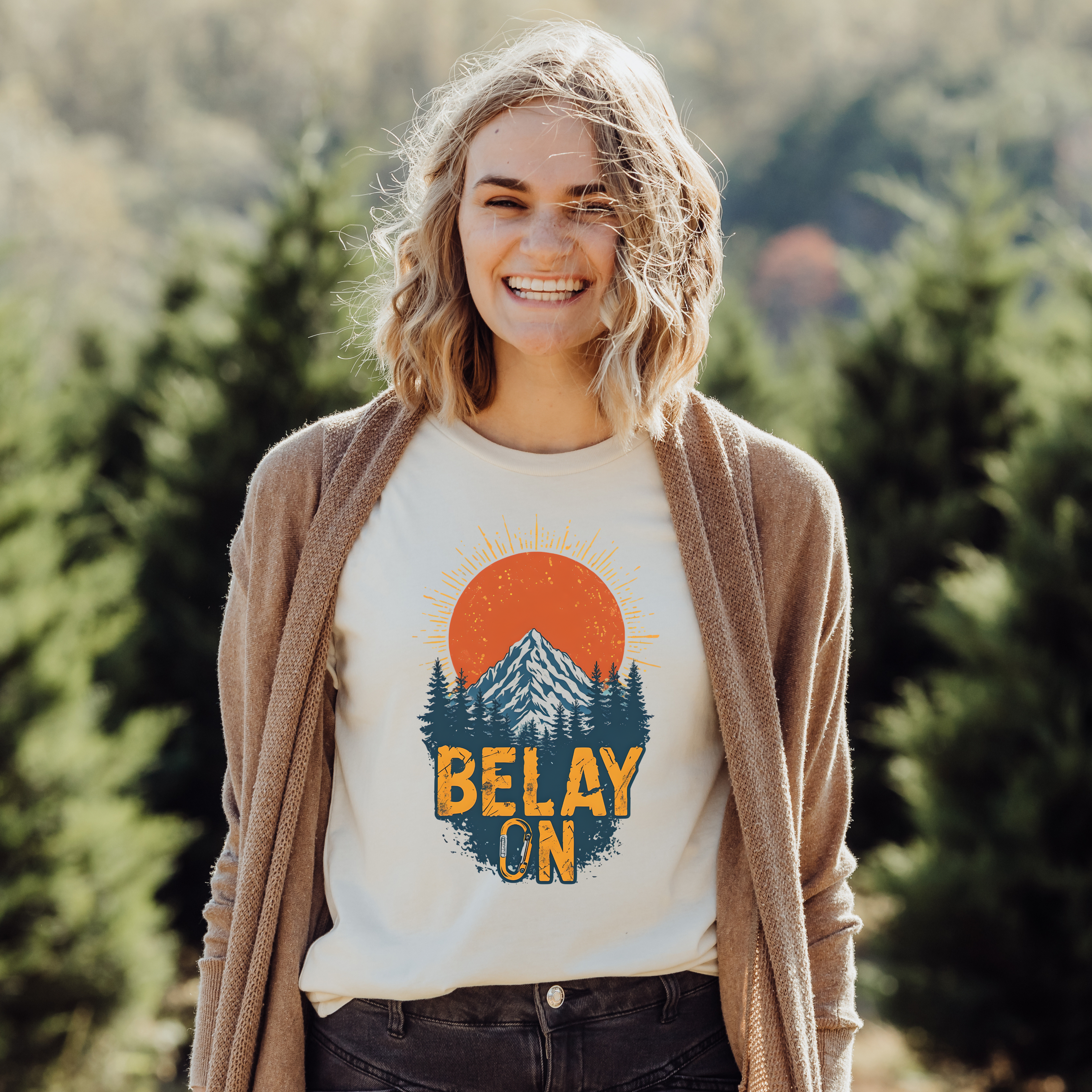 Belay On Mountain Tee