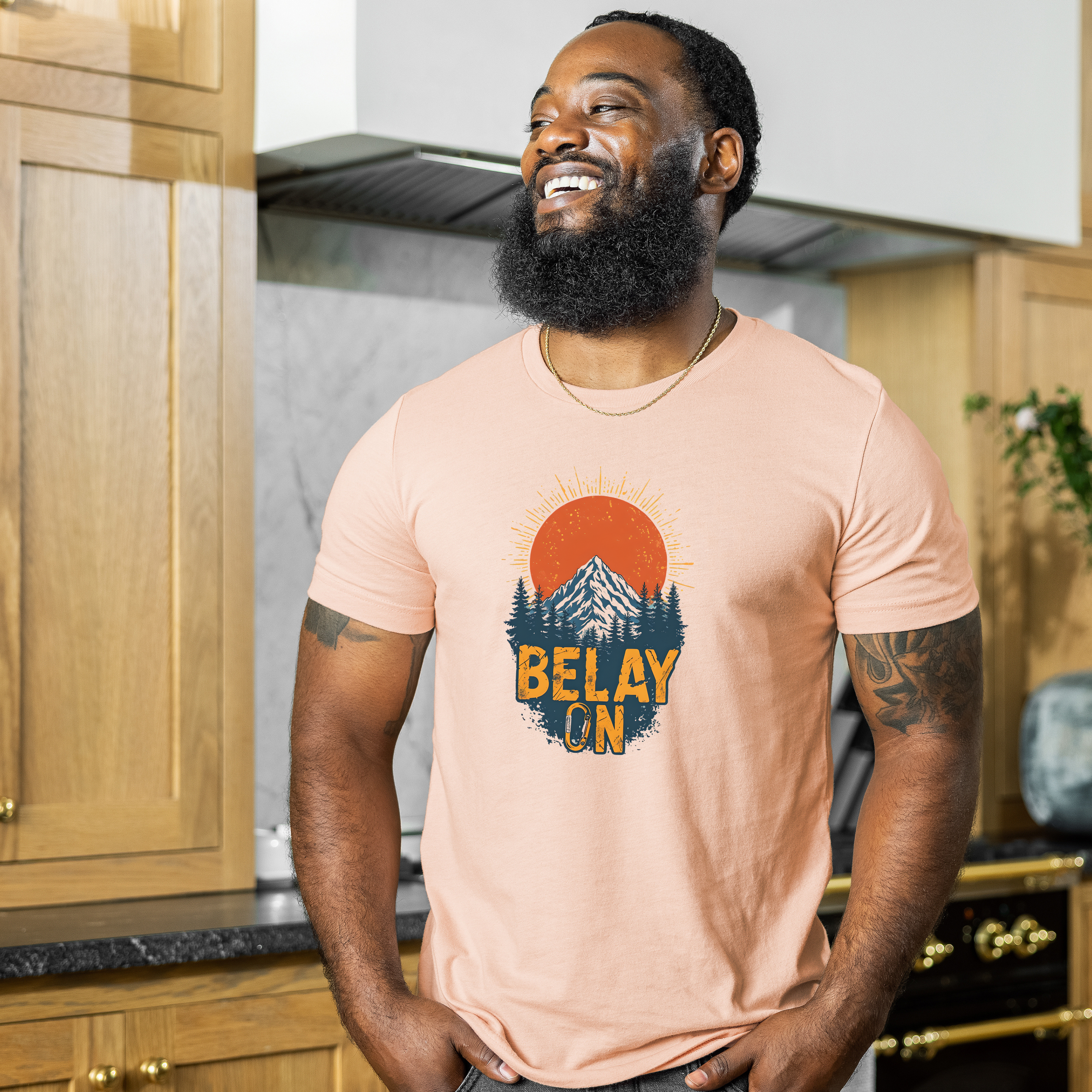 Belay On Mountain Tee