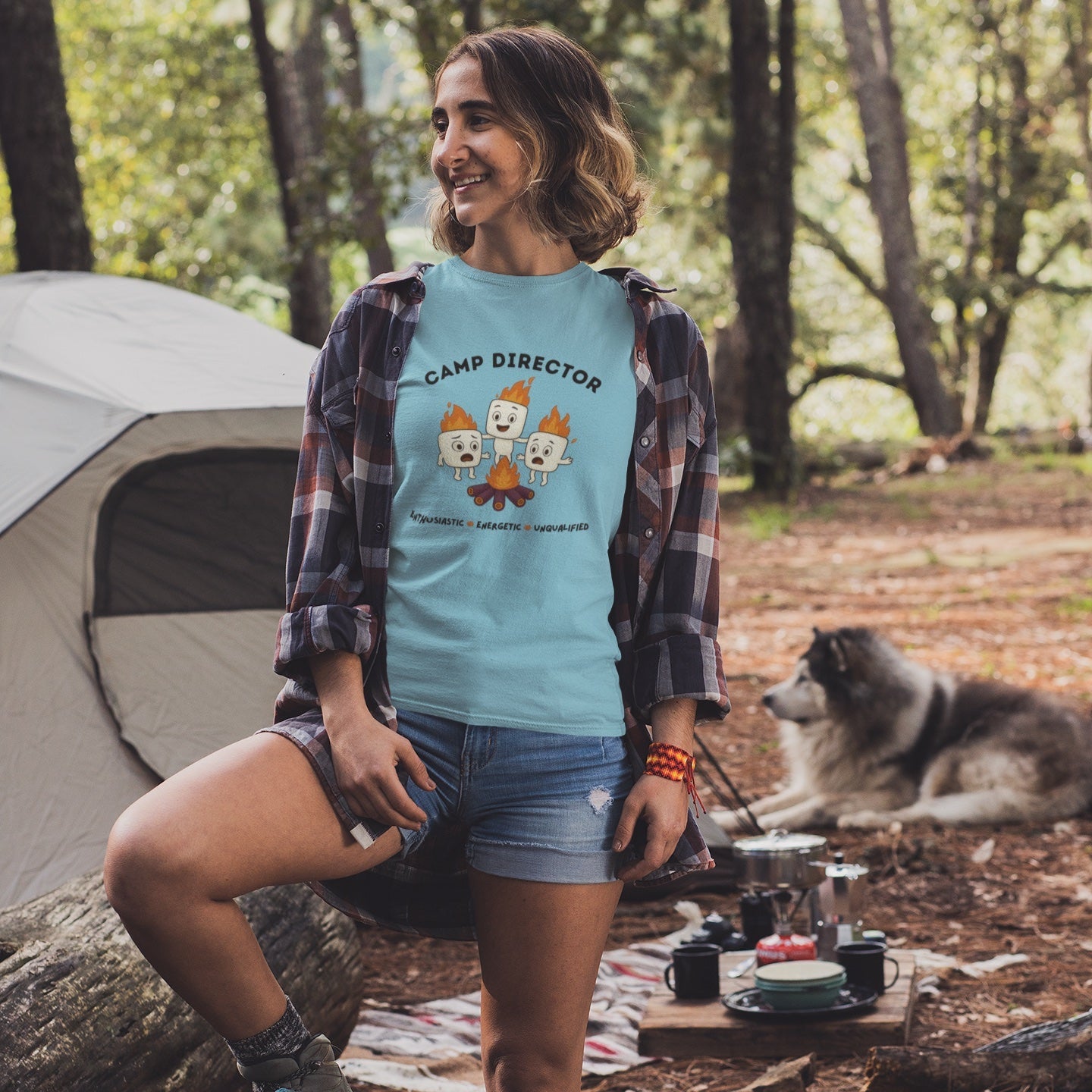 Unqualified Camp Director Unisex Short Sleeve T-Shirt