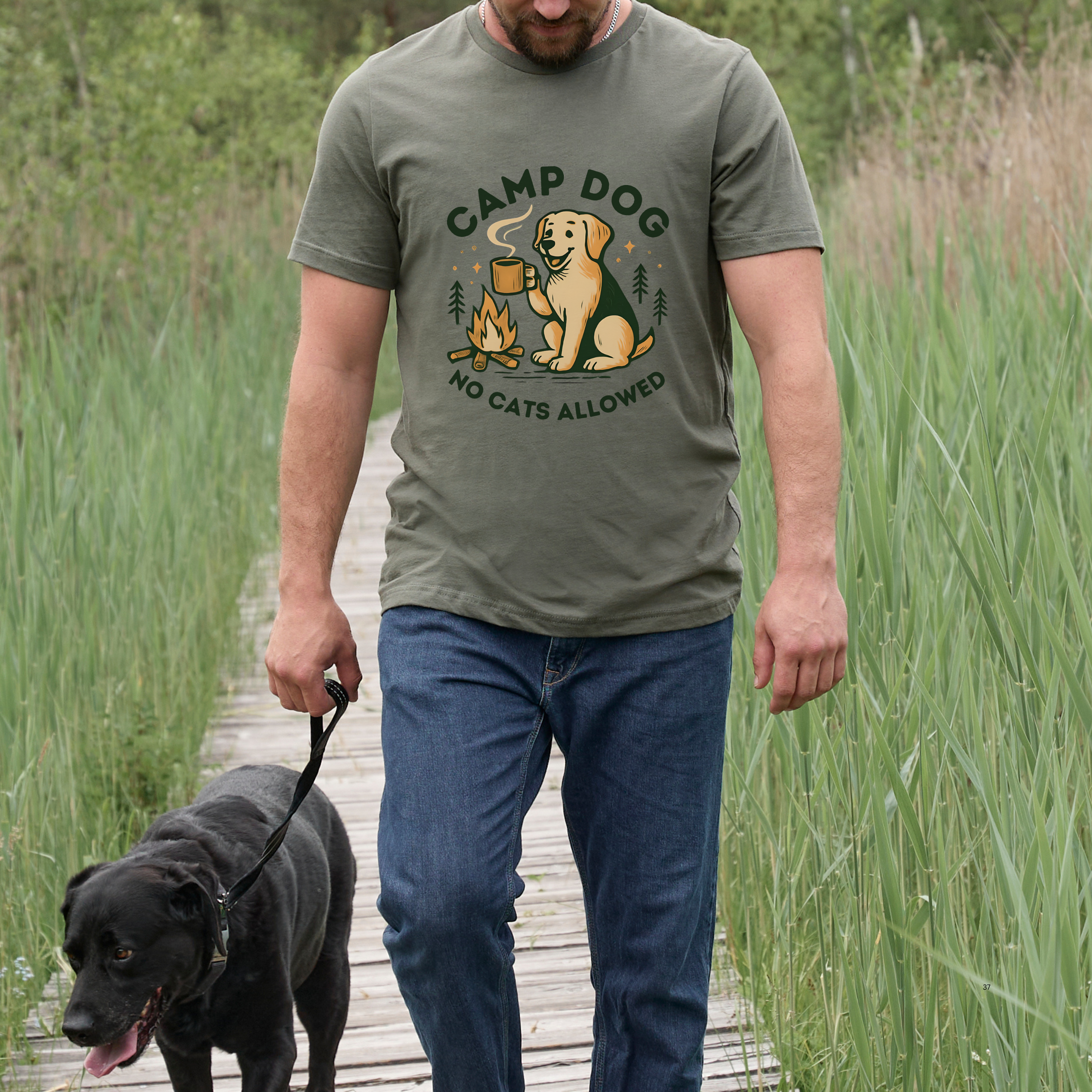 Camp Dog Unisex Tee