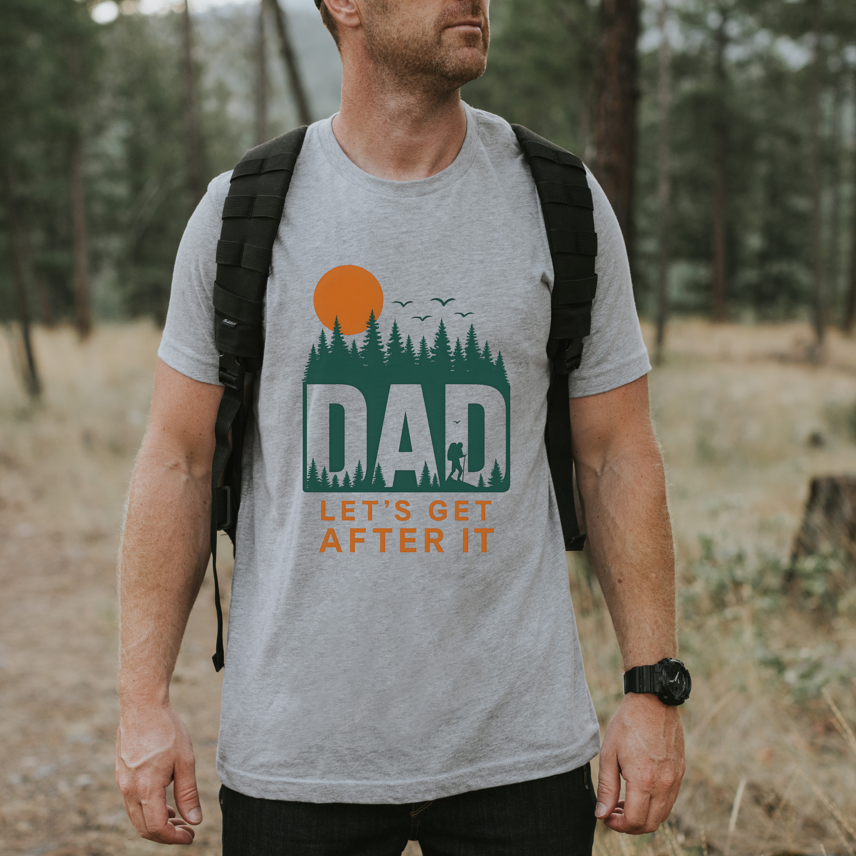 Let's Get After It Dad Tee