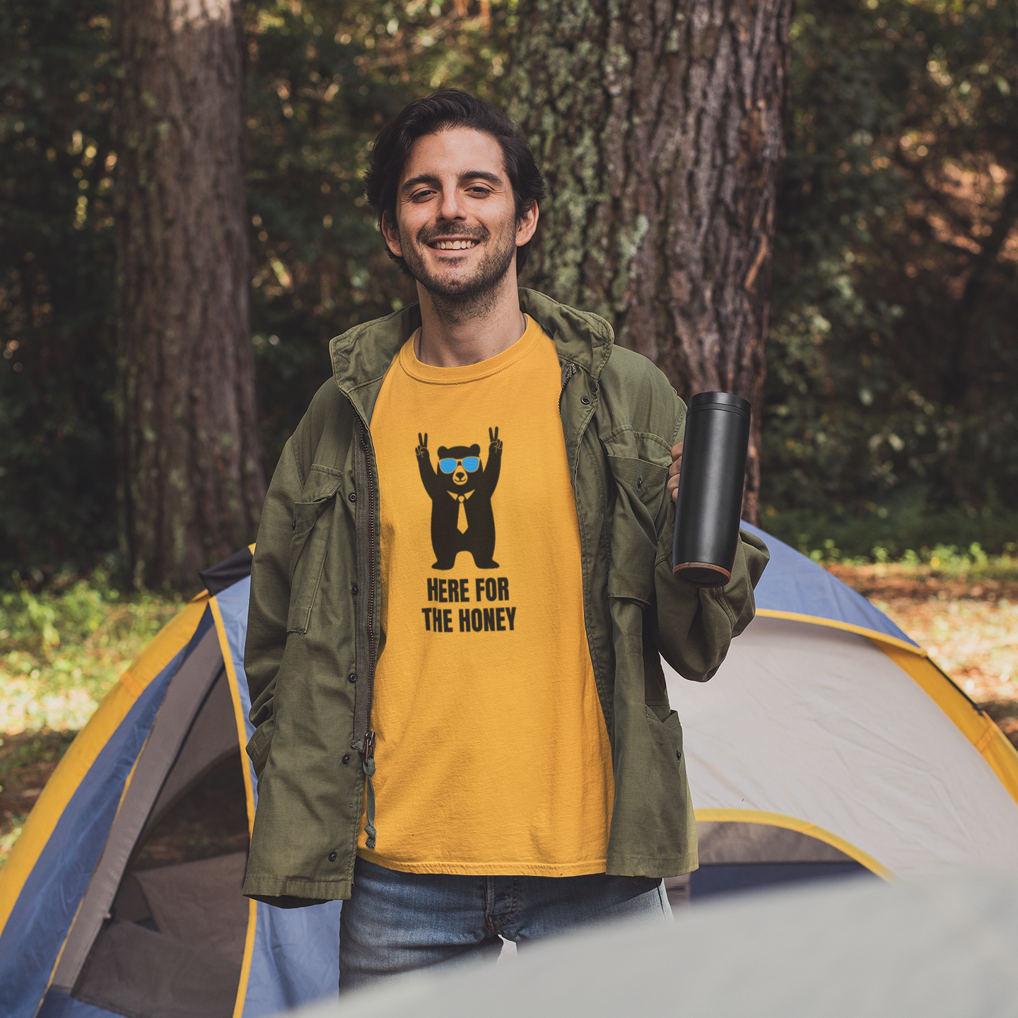 Here for the Honey Unisex Tee