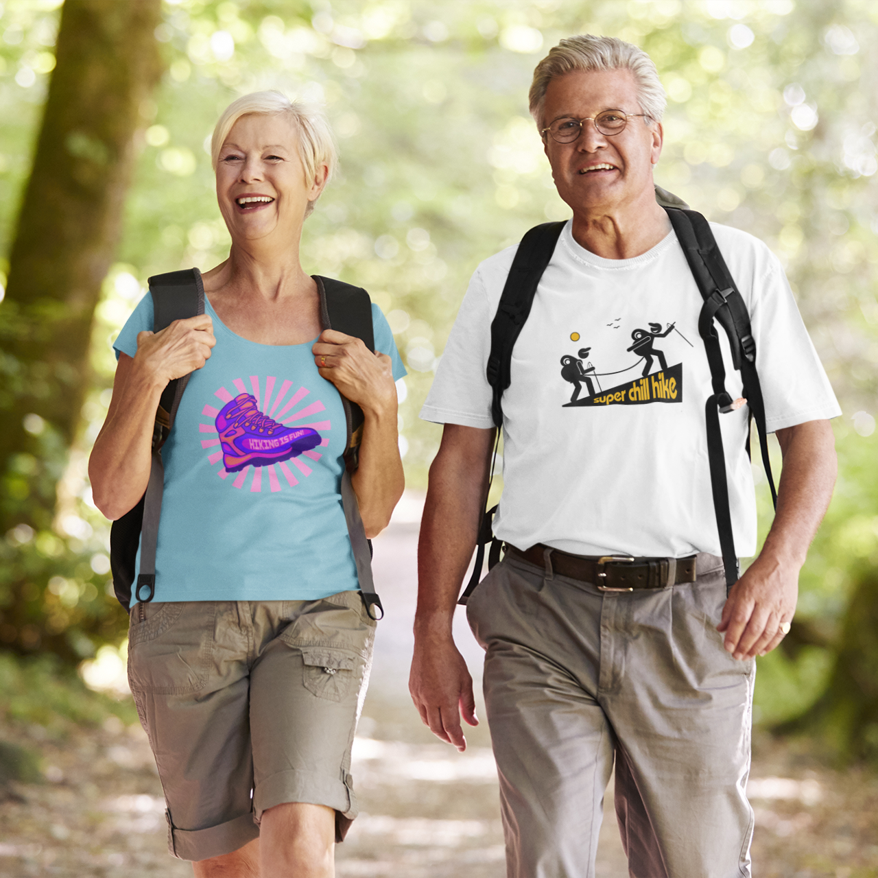 Hiking is Fun! Purple Boot