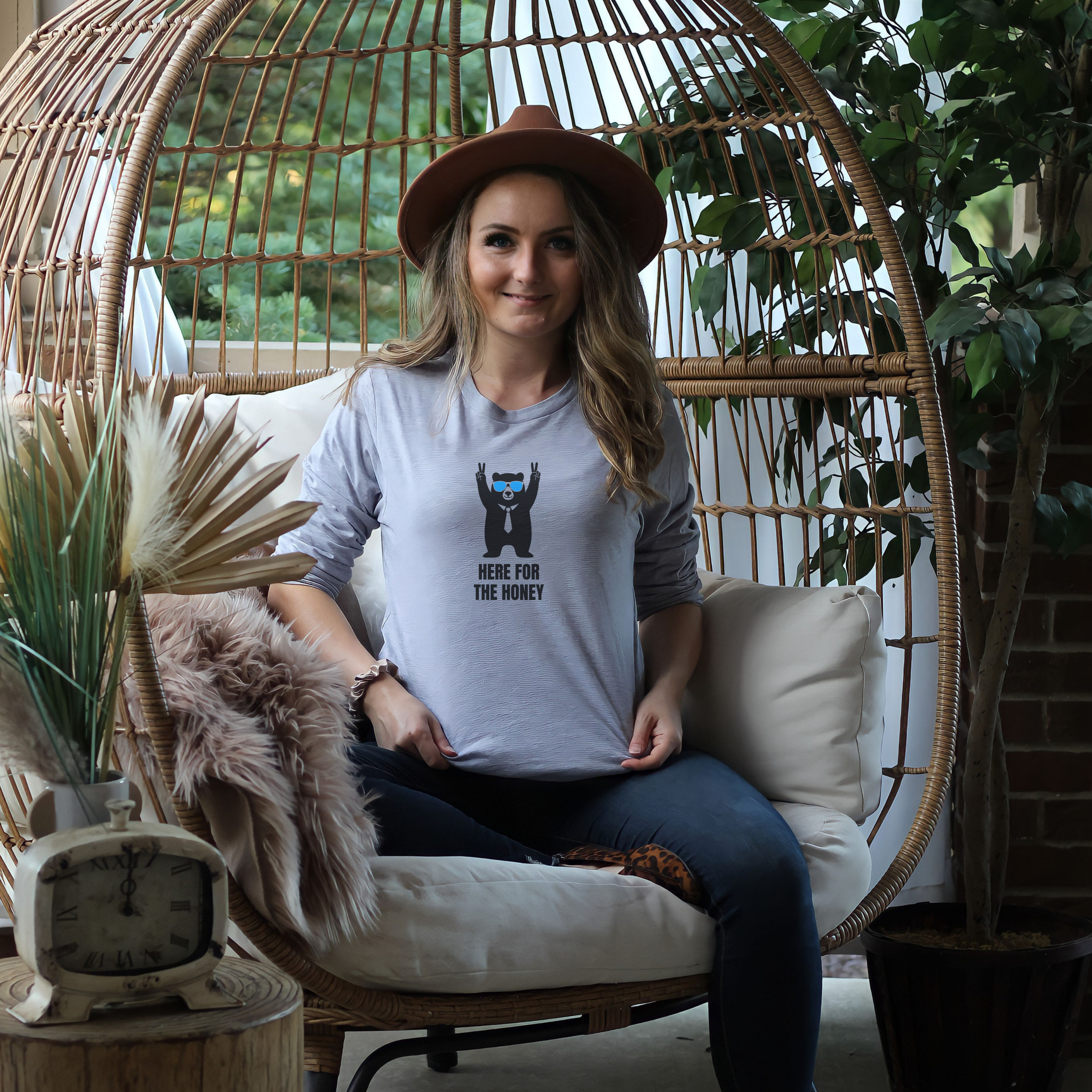 Here for the Honey Long Sleeve Tee