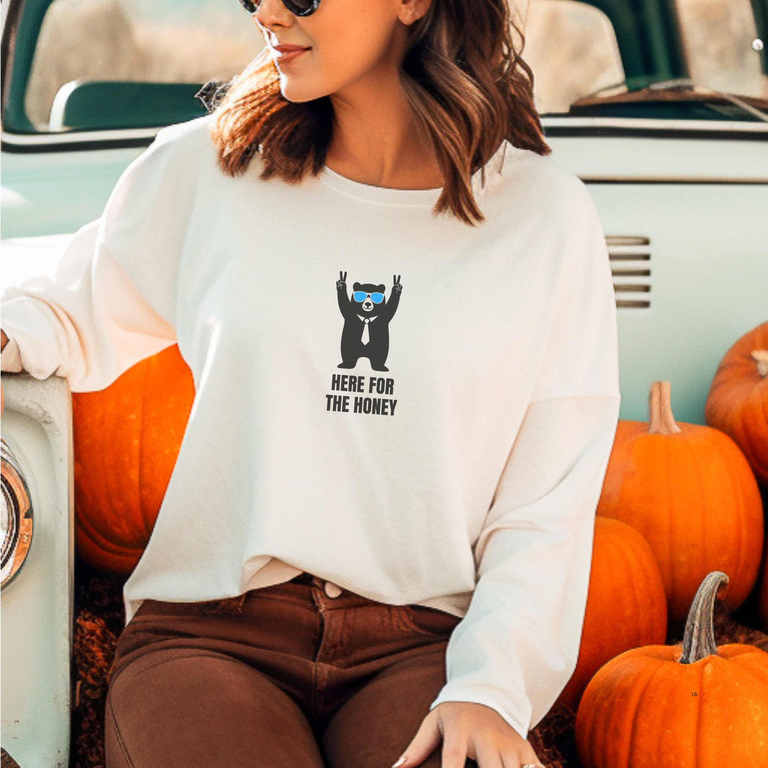 Here for the Honey Long Sleeve Tee