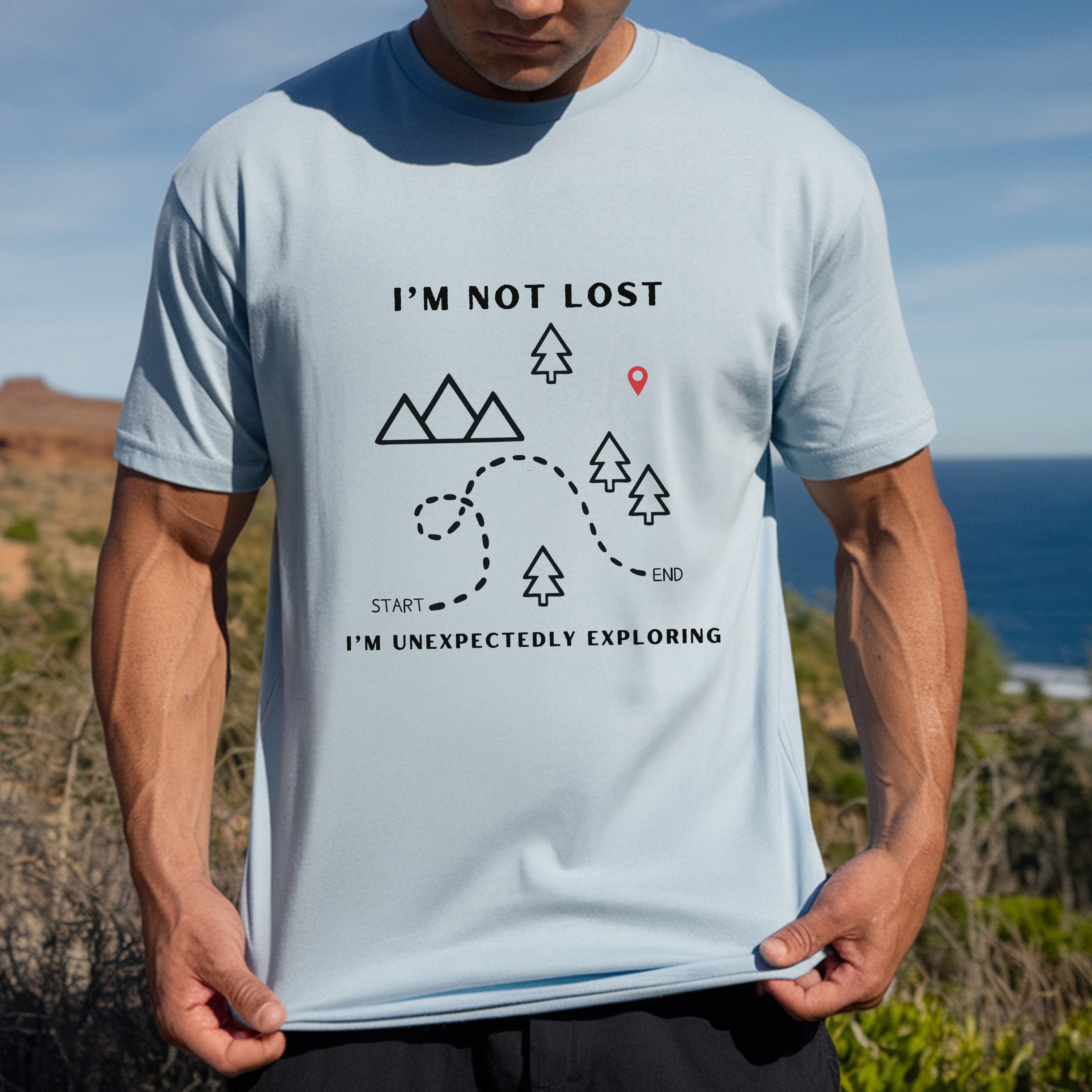 Unexpectedly Exploring Unisex Tee