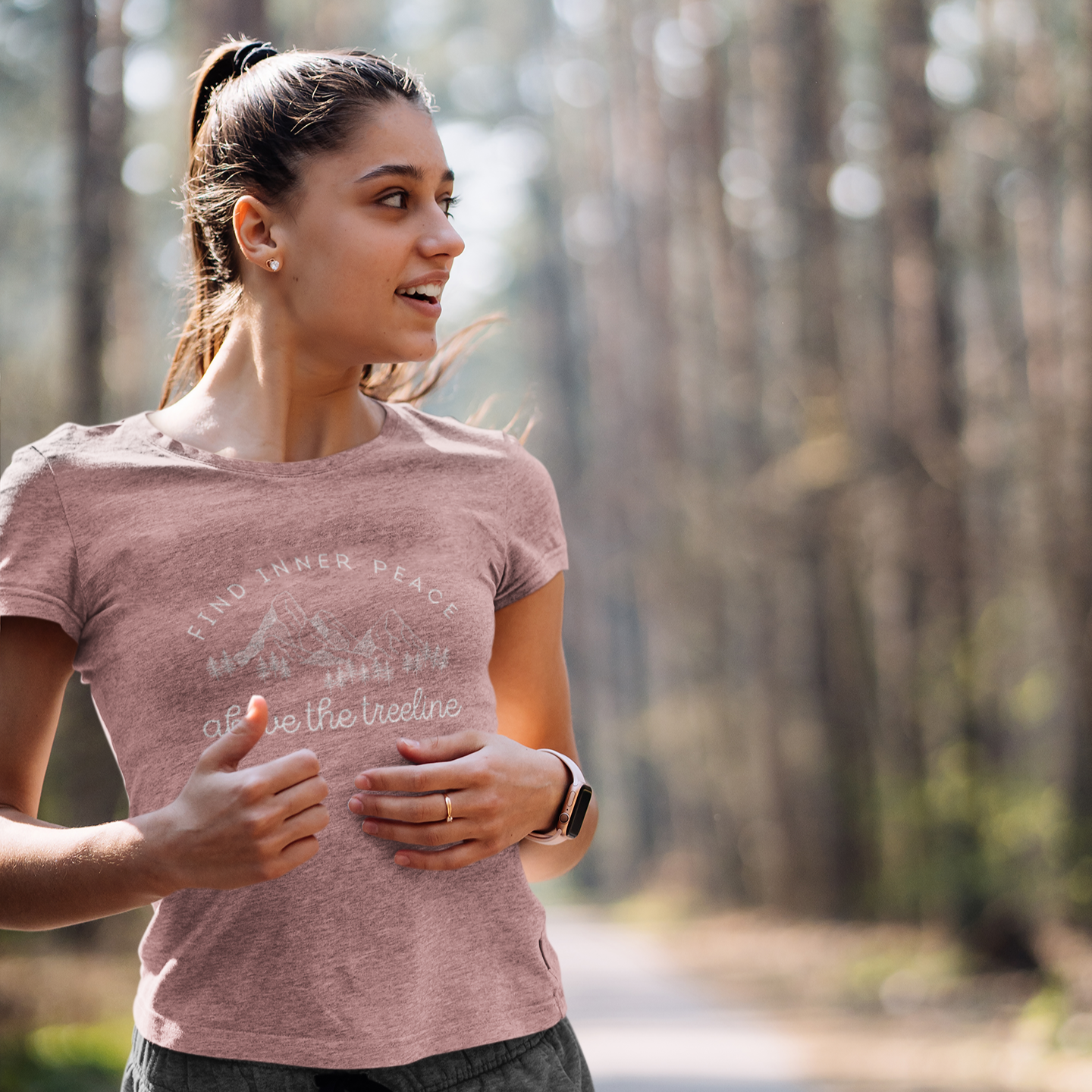 Find Inner Peace Above the Treeline Unisex Tee