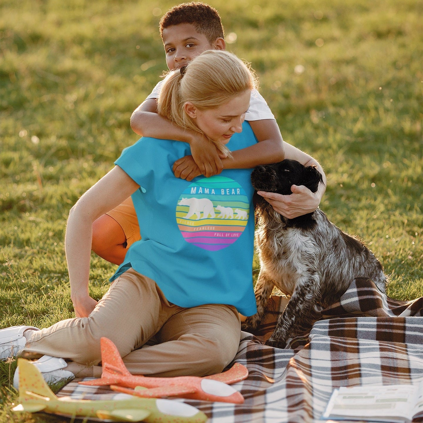 Mama Bear Colors Tee