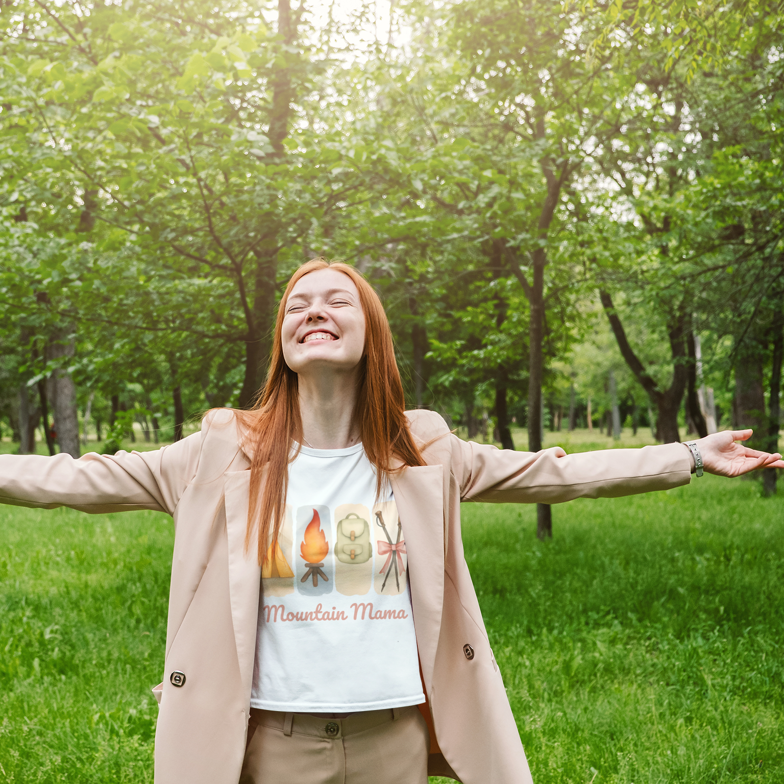 Mountain Mama Coquette Tee
