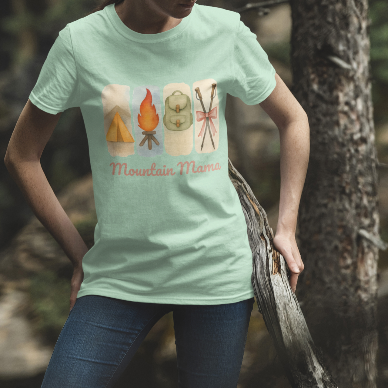 Mountain Mama Coquette Tee