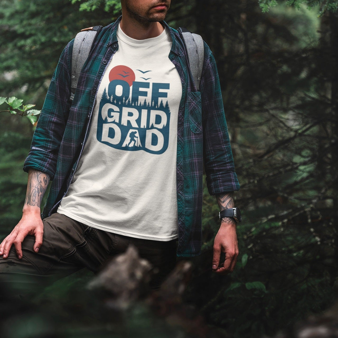 Off Grid Dad Tee