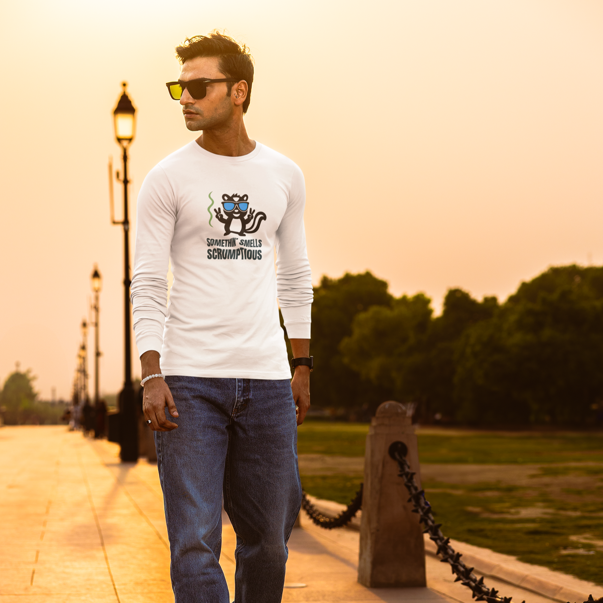 Somethin’ Smells Scrumptious Long Sleeve Unisex Tee