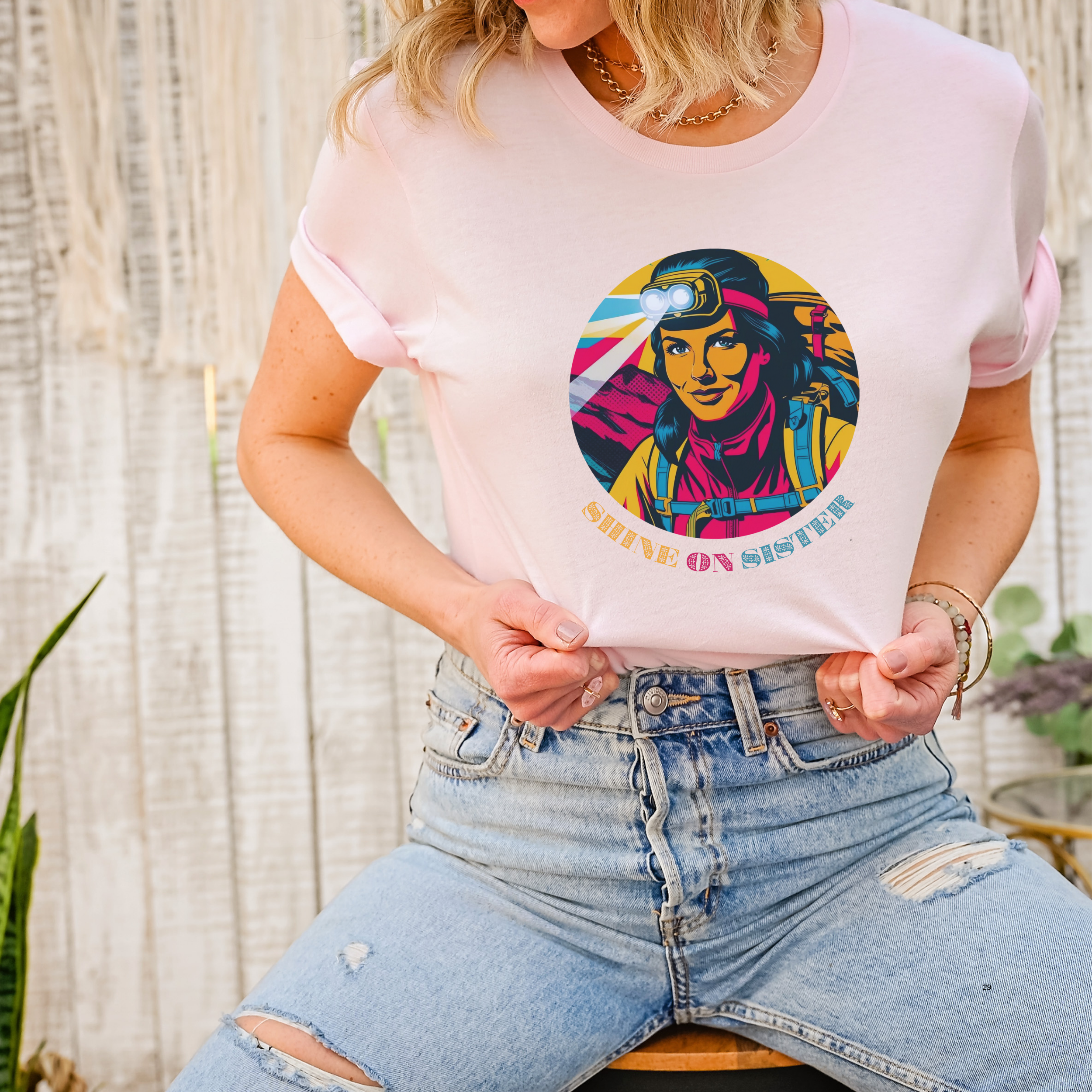 Shine On Sister Headlamp Tee