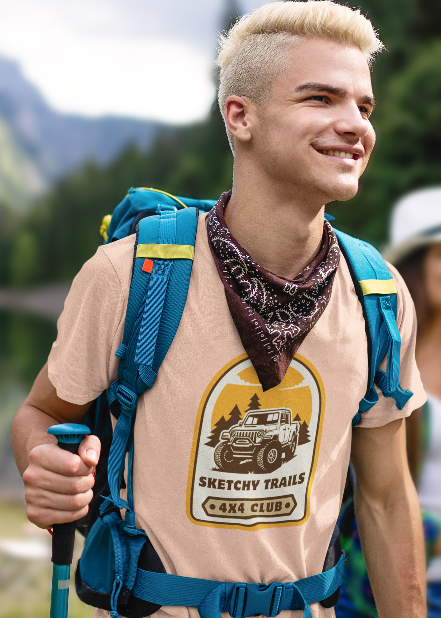 Sketchy Trails 4x4 Club Unisex Tee