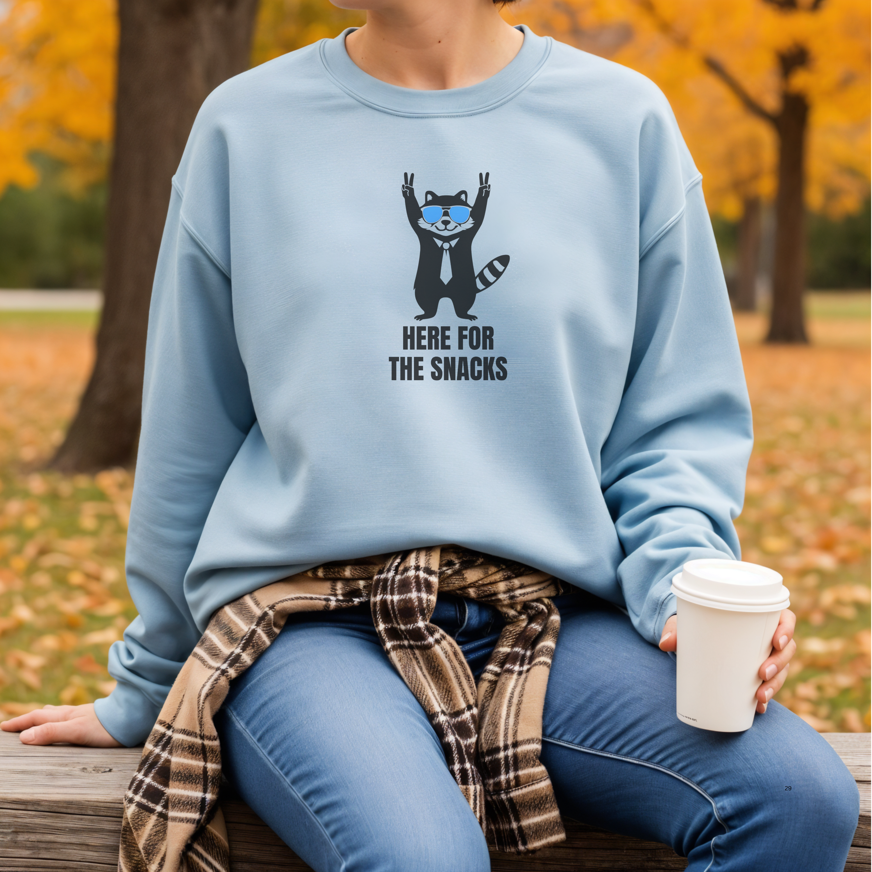 Here for the Snacks Unisex Sweatshirt