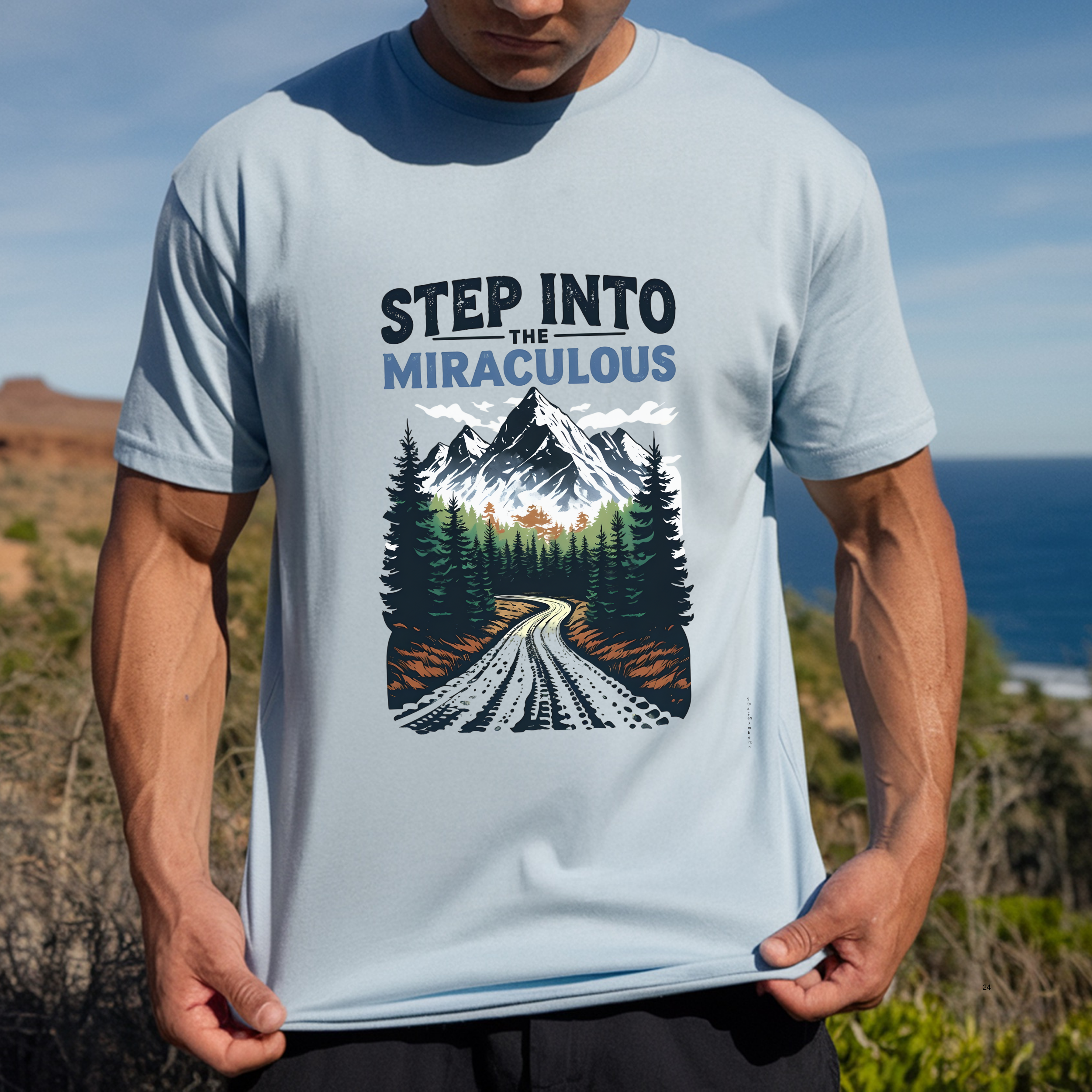 Step Into The Miraculous Mountains Unisex Tee
