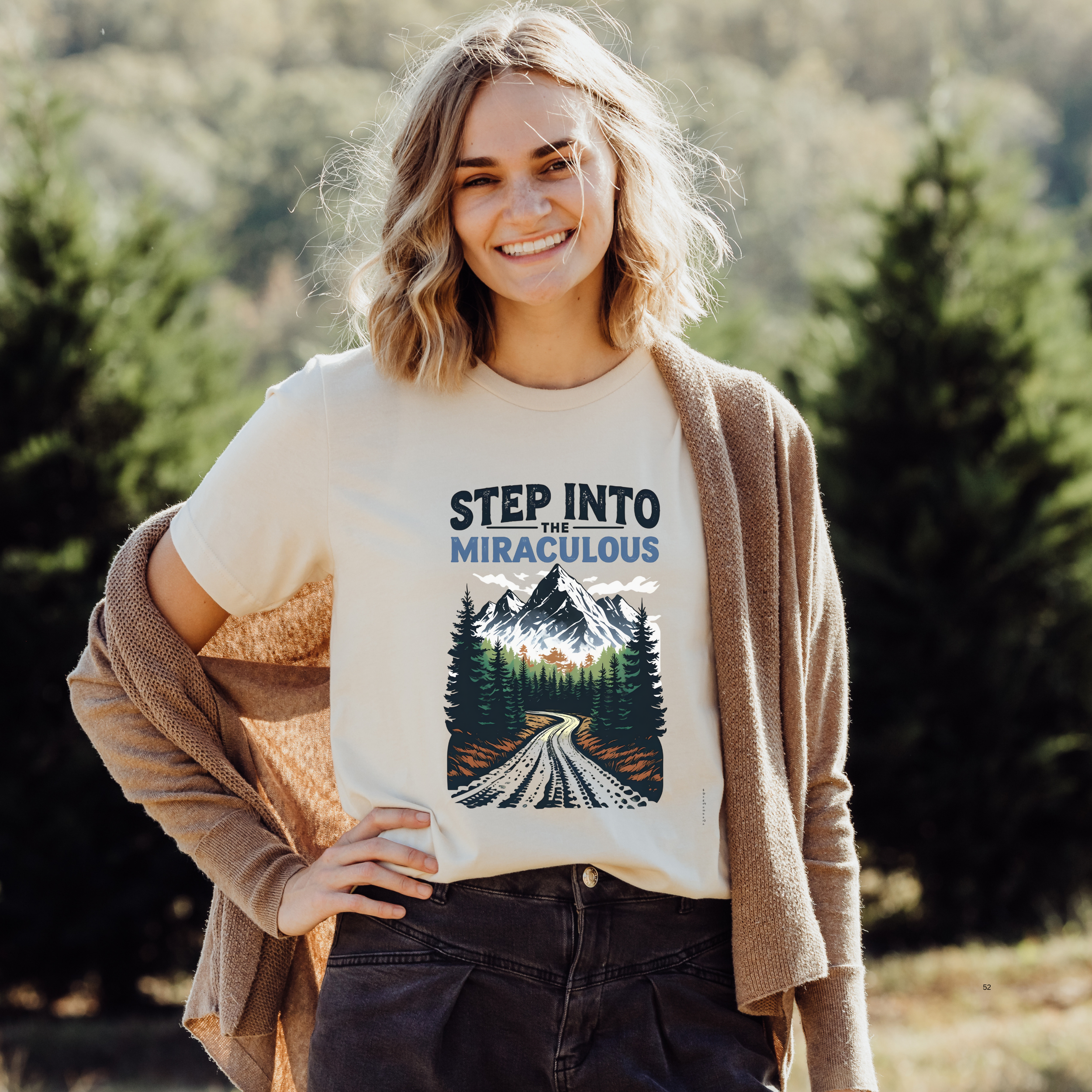 Step Into The Miraculous Mountains Unisex Tee