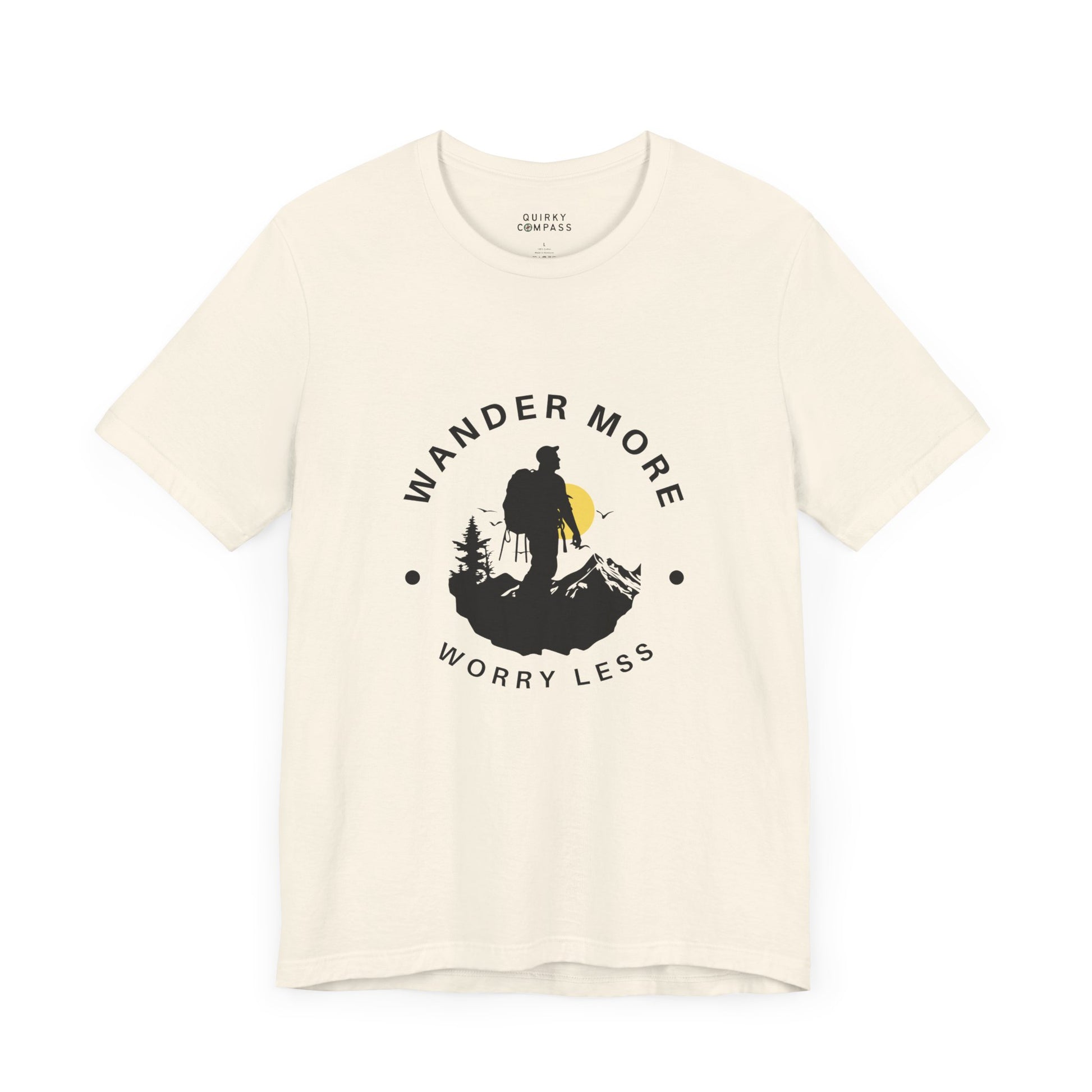 Wander More Worry Less Unisex Tee