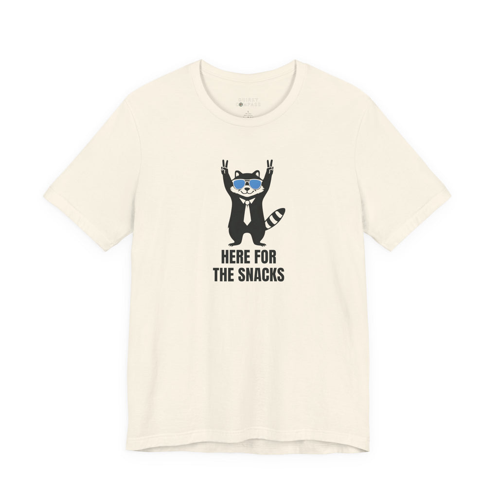 Here for the Snacks Unisex Tee