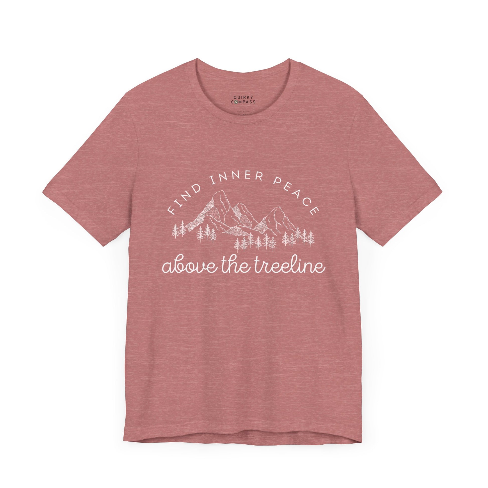 Find Inner Peace Above the Treeline Unisex Tee