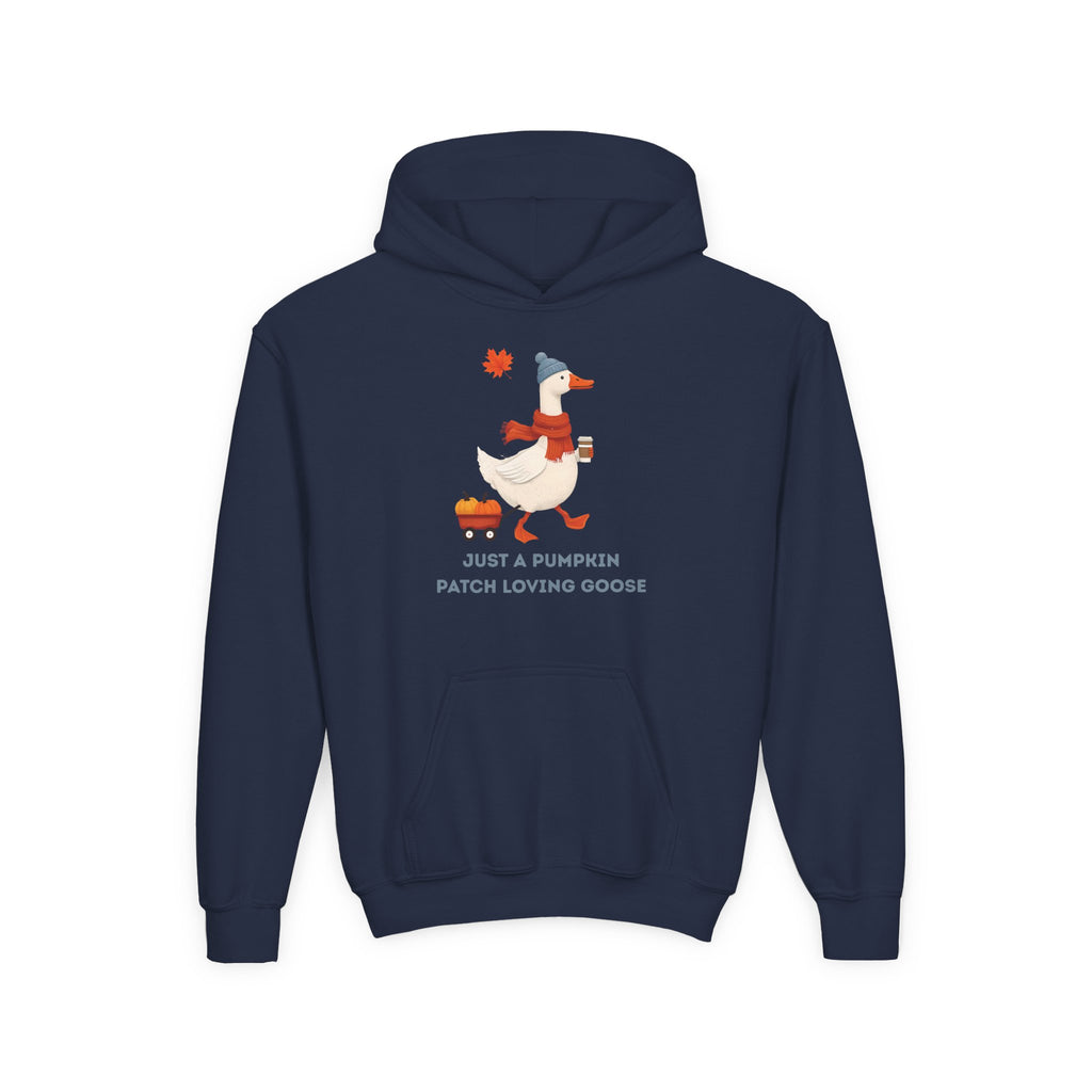Pumpkin Patch Loving Goose Youth Hoodie