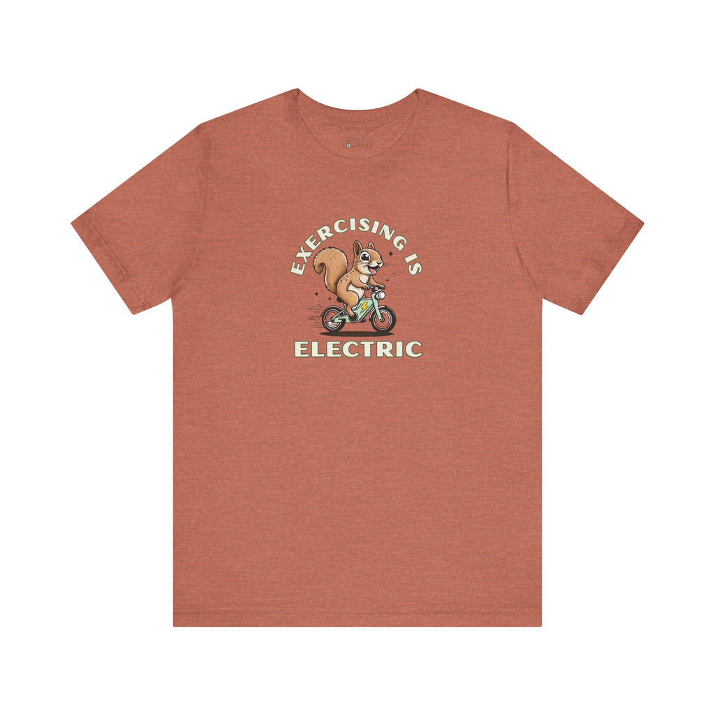 Exercising is Electric Unisex Tee