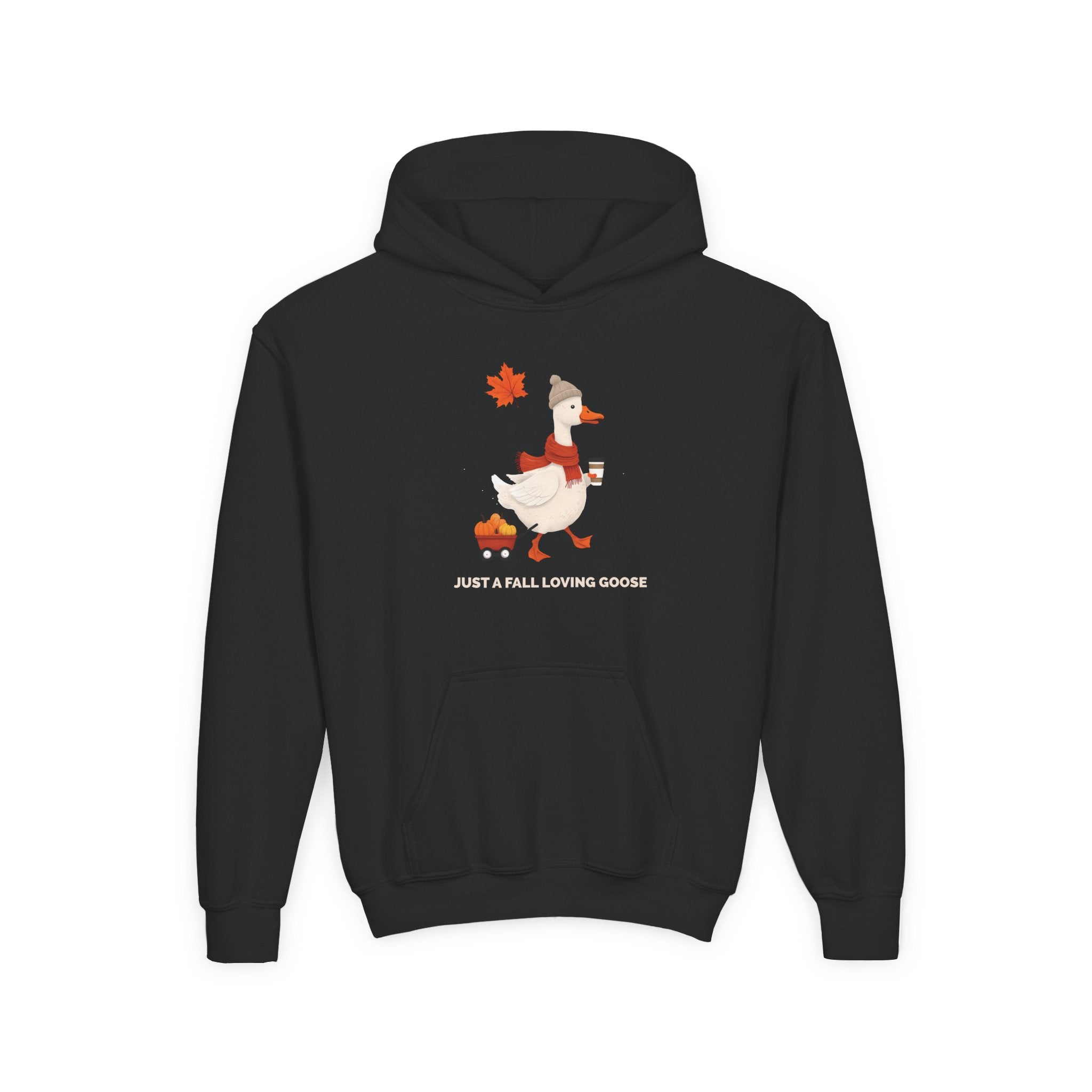 Fall Loving Goose Youth Hoodie