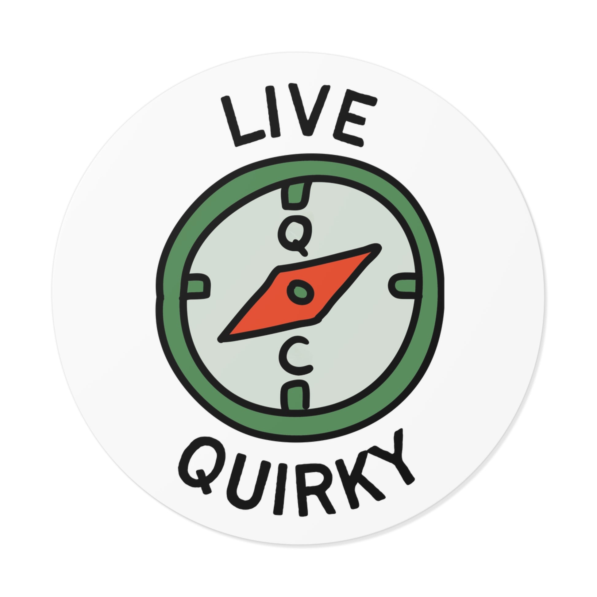 Live Quirky Sticker