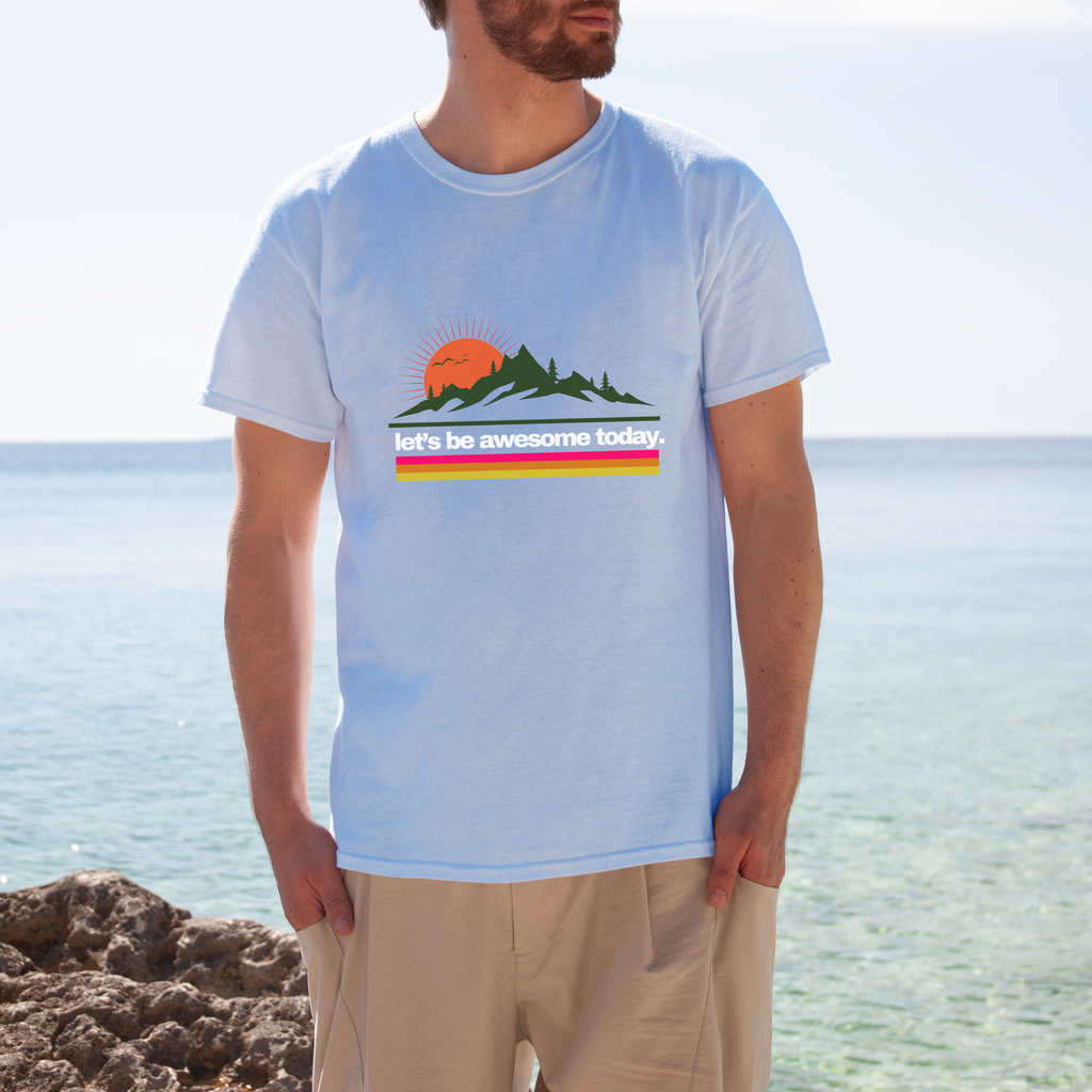 Let's Be Awesome Mountain Tee