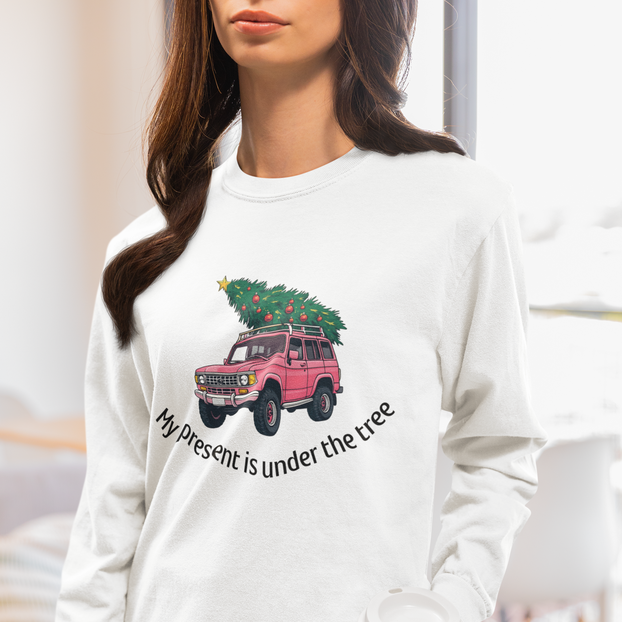 Under The Tree Pink Long Sleeve Unisex Tee
