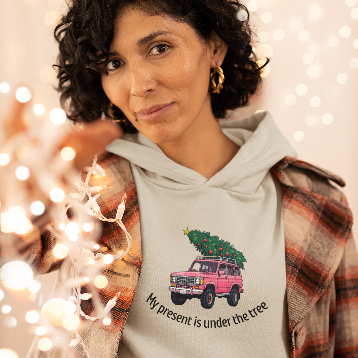 Under The Tree Pink Unisex Hoodie