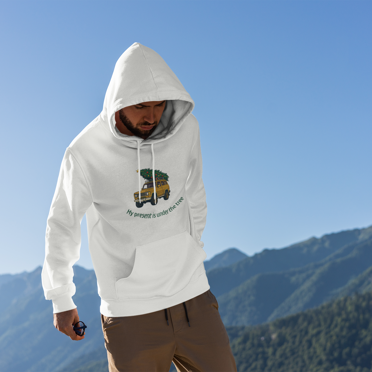 Under The Tree Yellow Unisex Hoodie