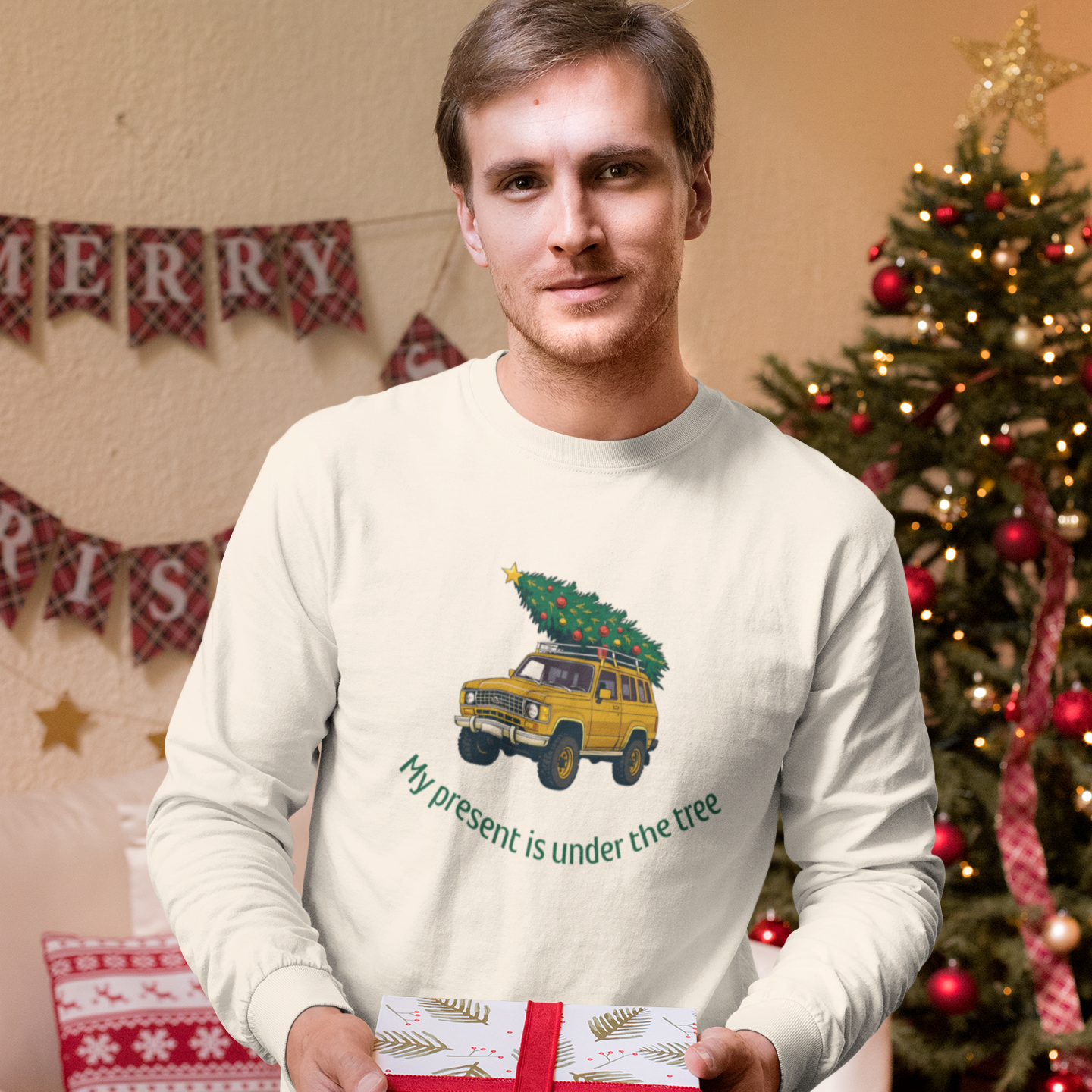 Under The Tree Yellow Long Sleeve Unisex Tee