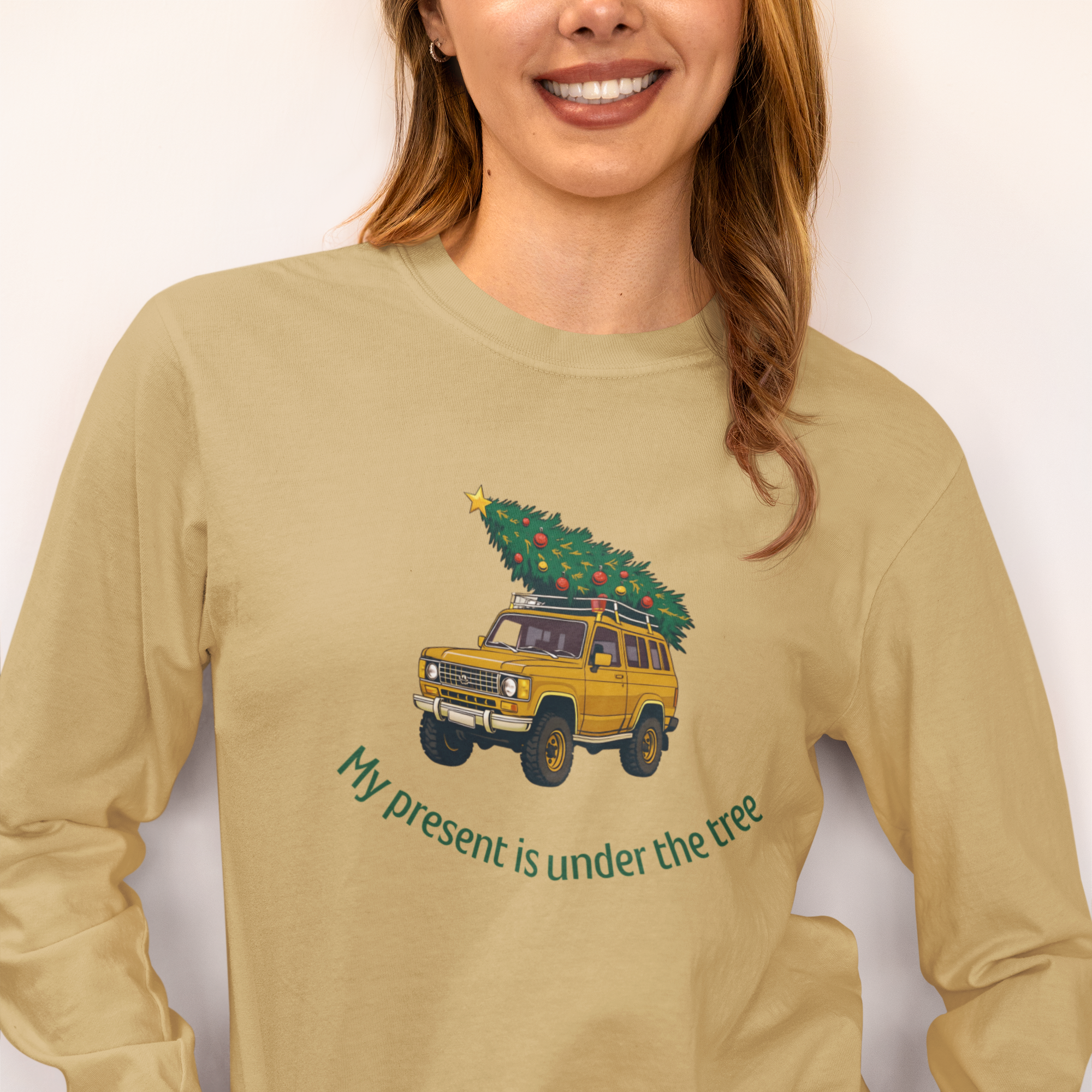 Under The Tree Yellow Long Sleeve Unisex Tee