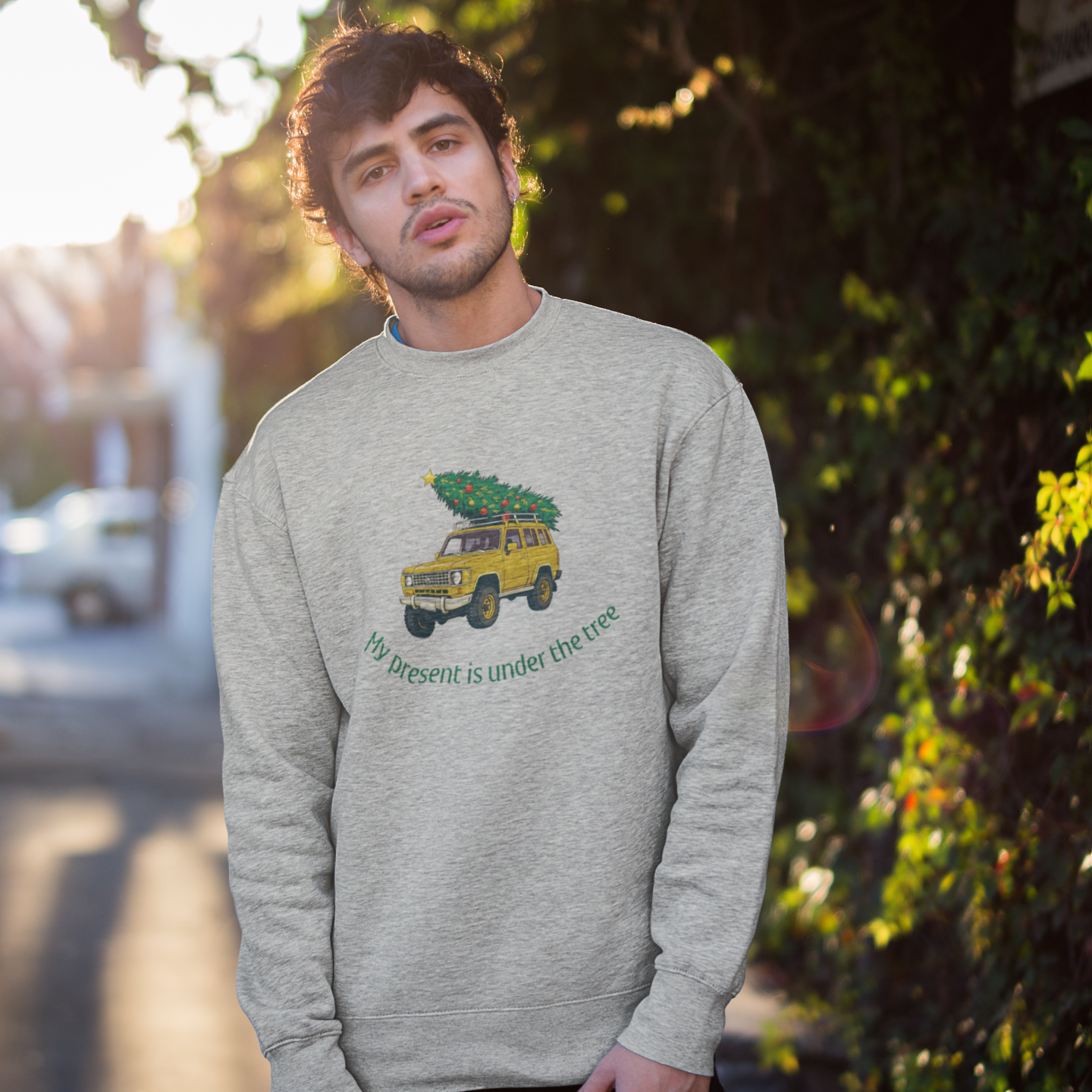Under The Tree Yellow Unisex Sweatshirt