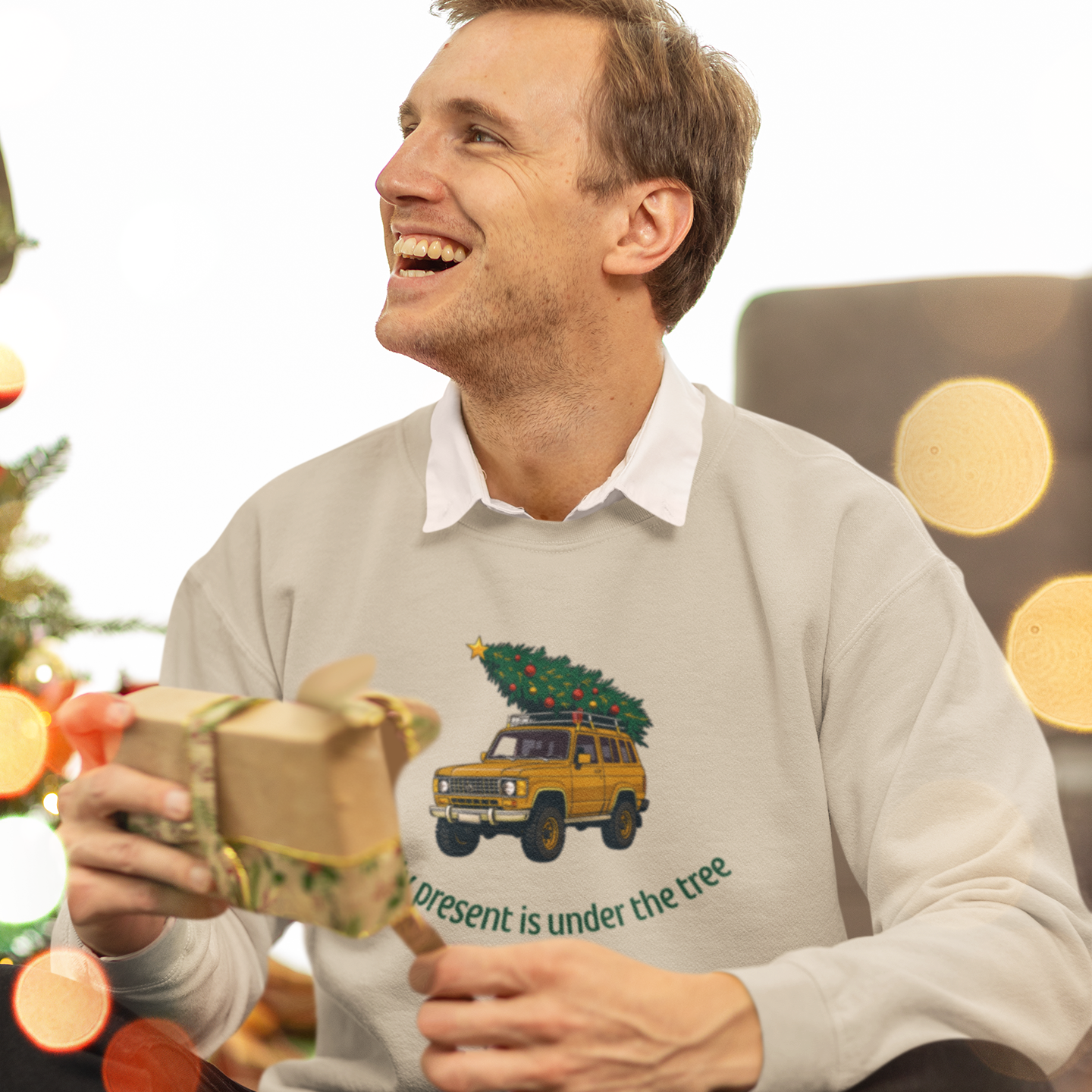 Under The Tree Yellow Unisex Sweatshirt