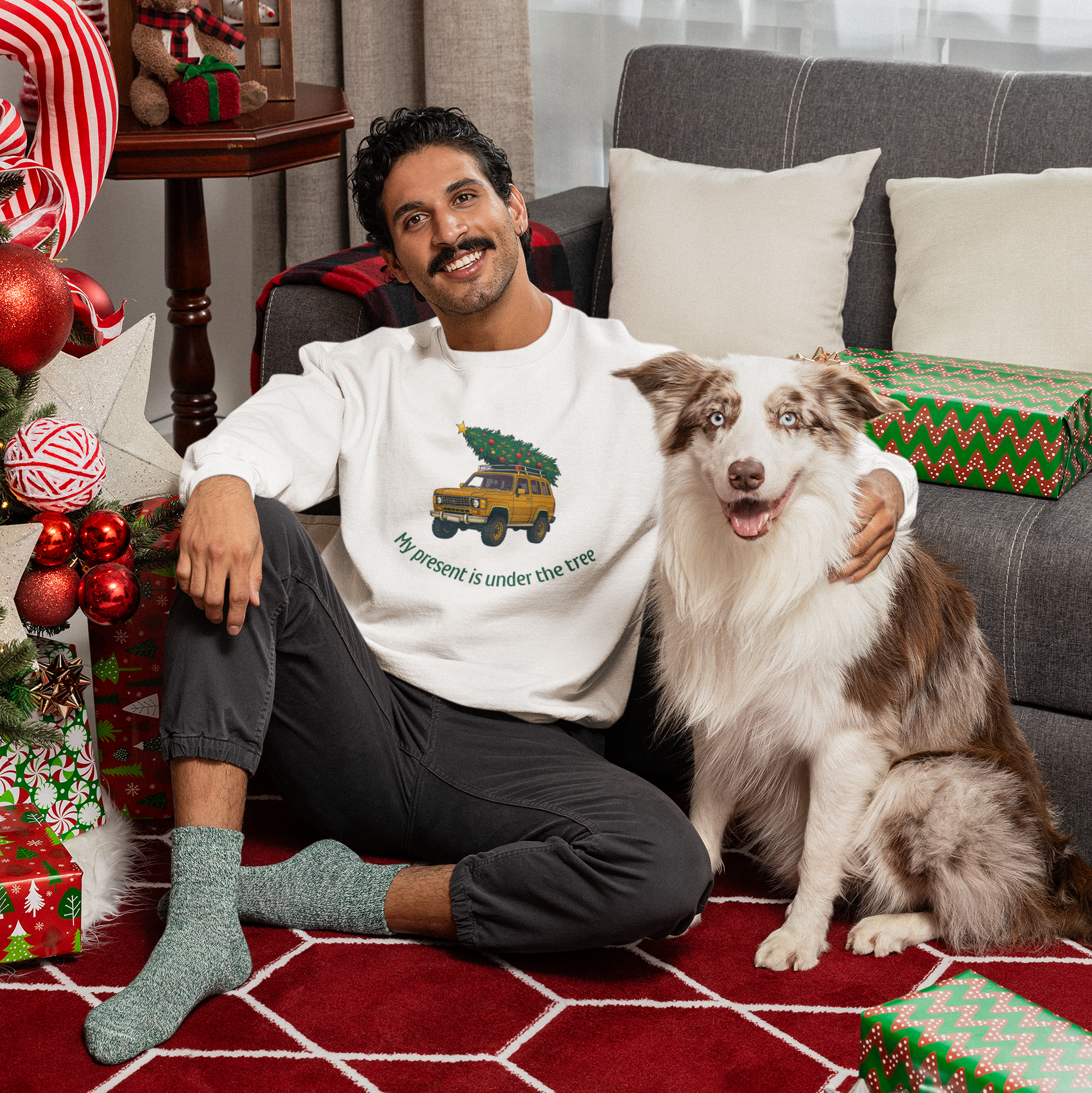 Under The Tree Yellow Unisex Sweatshirt