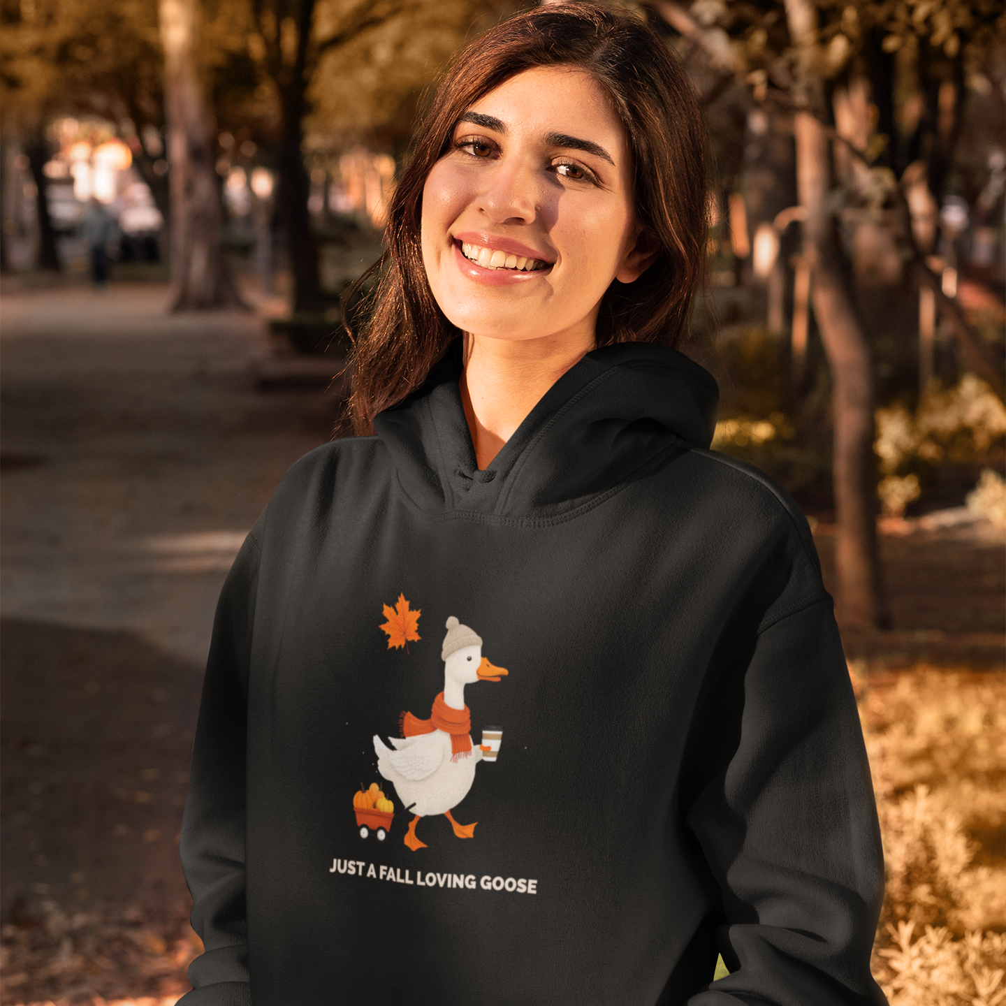 Fall Loving Goose Unisex Hoodie