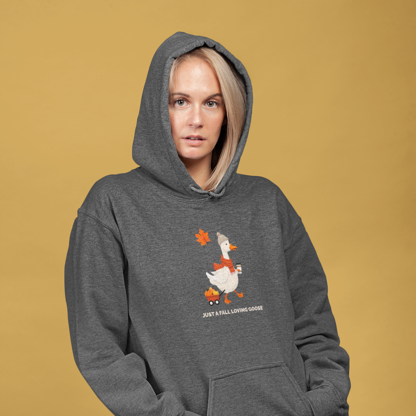 Fall Loving Goose Unisex Hoodie